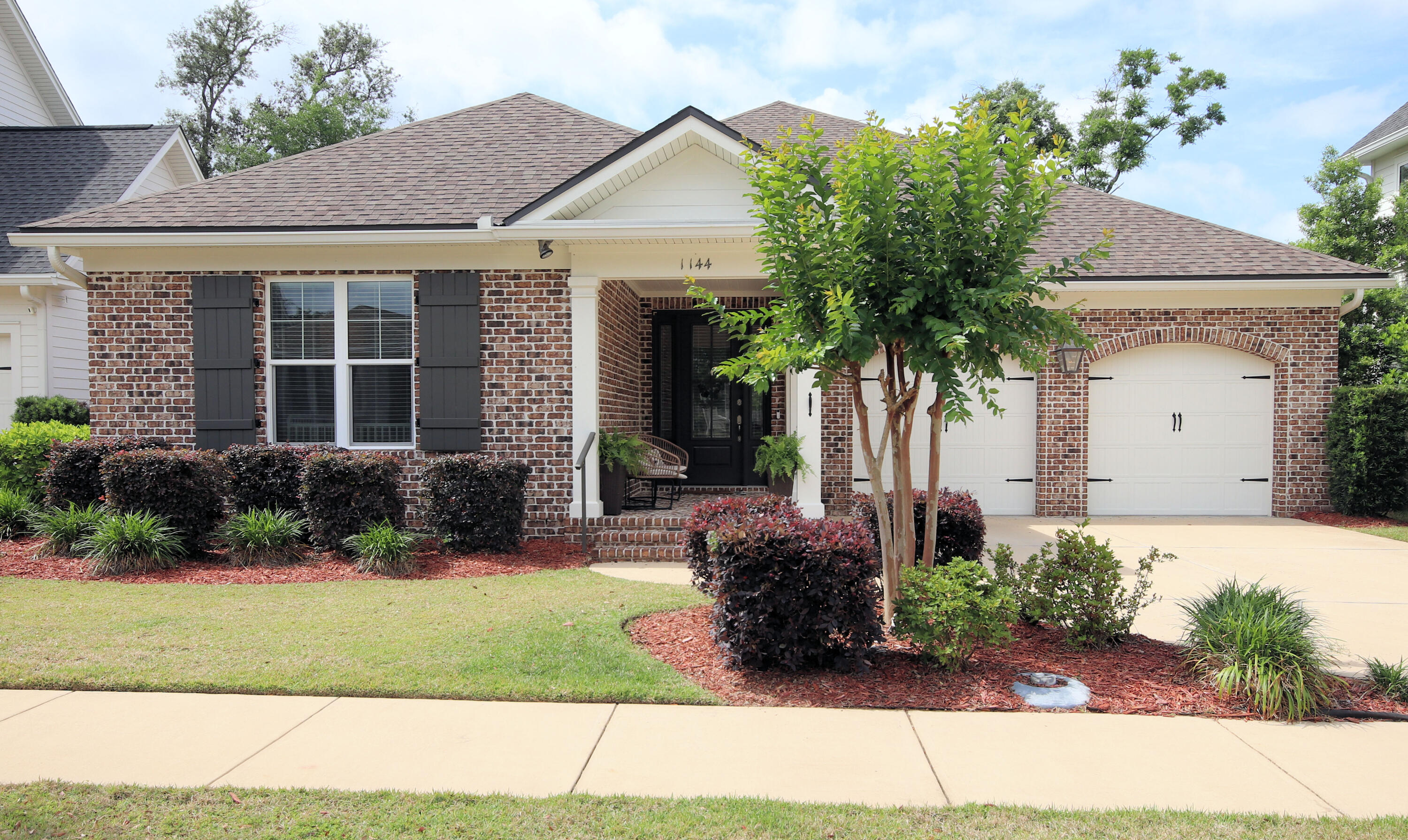 New price adjustment!  Beautiful one-story Craftsman-style home built by Huff Builders in the desirable Deer Moss Creek community.  This open floor plan features 3 bedrooms and 2.5 baths, spacious living areas, and a screened back porch perfect for relaxing or entertaining.  Enjoy the added peace of mind of a natural gas whole-home generator.  Residents of DMC enjoy access to the community pool and neighborhood amenities.  A perfect blend of style, comfort, and convenience in one of the area's most sought-after communities.