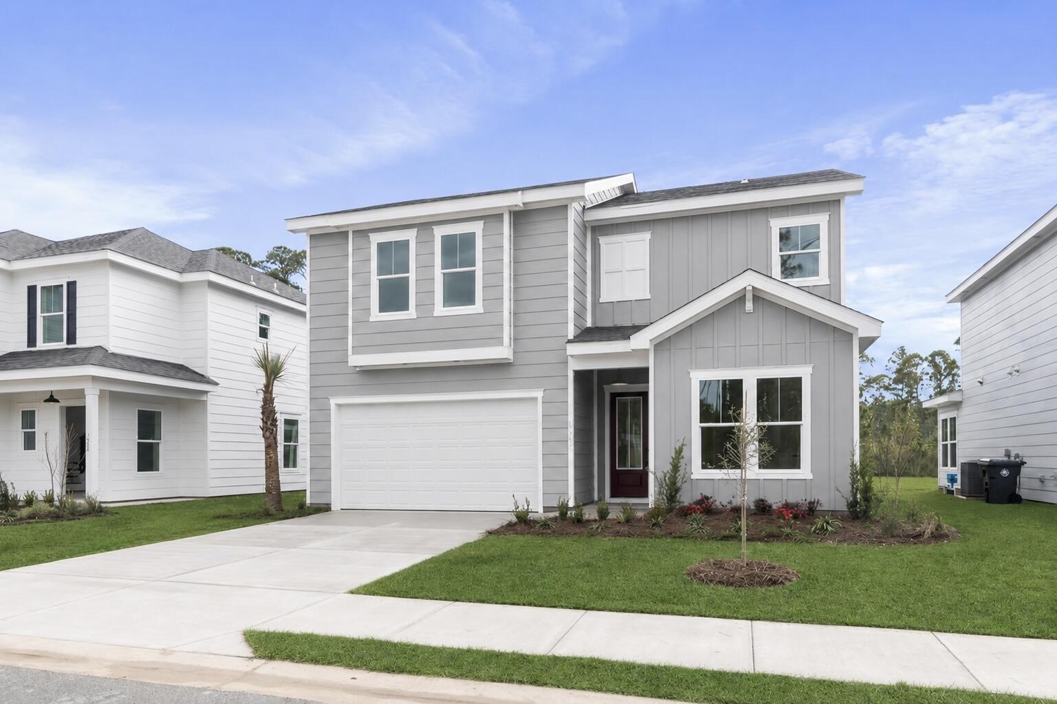 **UNDER CONSTRUCTION WITH COMPLETION LATE JUNE** $10K FLEX CASH! Welcome to Brizo, a thoughtfully designed new community where coastal serenity meets everyday convenience. This stunning Chopin floor plan offers 5 bedrooms & 4.5 baths, featuring a highly desirable first-floor bedroom, an open-concept main living area, and an impressive upstairs loft ideal for a media room, home office, or additional gathering space. Enjoy peaceful views from the sunroom overlooking the neighborhood pond, creating the perfect backdrop for relaxation. This durable home includes exceptional standard features such as impact-resistant windows and doors, quartz countertops, and luxury vinyl plank flooring throughout all common areas and bedrooms. Brizo is an intimate neighborhood of just 18 homesites, ideally located near the bay and beach. With easy access to 30A, Grayton Beach, and Topsail Hill Preserve State Park, this community offers a vibrant yet peaceful lifestyle in the heart of Santa Rosa Beach perfect for families or those seeking additional space in a prime coastal setting.
