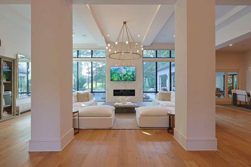 SHOWINGS AVAILABLE THIS WEEKEND! Modern luxury meets effortless indoor-outdoor living on a quiet cul-de-sac in Burnt Pine at Sandestin Golf & Beach Resort. This contemporary 2020-built residence spans over 6,500 square feet and offers 4 spacious bedrooms, each with a private ensuite bath, plus a powder room. Designed for comfort and entertaining, the home features soaring vaulted ceilings, a chef's kitchen with premium appliances, and a stunning first-floor primary suite with fireplace and sitting area. Three bonus spaces--including a theater, exercise room, and game room--provide flexibility for today's lifestyle. The expansive covered patio creates a year-round outdoor living experience, flowing seamlessly to a private pool and spa overlooking the 11th hole of the Burt Pine golf course. Welcome to 3127 Merion Drive, a premier contemporary residence located within the exclusive Burnt Pine enclave of Sandestin Golf & Beach Resort in Miramar Beach, Florida. Positioned on a private cul-de-sac and backing to the golf course, this luxury property offers approximately 6,568 heated and cooled square feet on a .72-acre lot, delivering privacy, scale, and resort-style living.

This 4-bedroom, 5.5-bath home is thoughtfully designed with each bedroom offering a full ensuite bathroom, providing comfort and privacy for residents and guests alike. In addition to the primary living spaces, the home features three dedicated bonus rooms: a private theater room, a fully equipped exercise room, and a game room located just off the covered patio--creating multiple lifestyle and entertainment zones within the home.

The architectural design emphasizes clean modern lines, vaulted and beamed ceilings, and expansive natural light throughout. Multiple gas fireplaces anchor key living areas, adding warmth and ambiance. The chef's kitchen is centrally located and includes a large island with breakfast bar, premium appliances, wine refrigerator, pantry, and seamless flow into the main living and dining areas.

The first-floor primary suite is designed as a private retreat, featuring a sitting area, fireplace, huge walk-in closet, and a spa-style bathroom with double vanity, soaking tub, and separate shower complete with steam room.

Outdoor living is a defining feature of this property. The oversized covered patio functions as a true year-round living space, ideal for dining, relaxing, and entertaining. This area transitions effortlessly to the secluded backyard with a heated pool, hot tub, cabana, and fenced yard--all overlooking the Burnt Pine golf course and is home to breath taking sunsets.

Additional features include a 3.5-car garage with golf cart parking, partial furnishings for convenience, and access to Sandestin's full suite of resort amenities including beach access, marina, golf, tennis, pickleball, and more.

Located in Walton County within close proximity to dining, shopping, and the Emerald Coast's white sand beaches, this home offers a blend of modern design, privacy, and resort lifestyle living.

Keywords:
Burnt Pine home for sale, Sandestin luxury home, Miramar Beach golf course property, Walton County luxury real estate, contemporary home Florida Gulf Coast, Sandestin Golf and Beach Resort property, Northwest Florida luxury home, gated golf community home Florida, resort lifestyle home Miramar Beach, modern home with pool Sandestin, indoor outdoor living luxury home, South Walton real estate listing, Emerald Coast luxury real estate, golf course home Florida Panhandle, large luxury home Sandestin, 6500 square foot home Florida, upscale Miramar Beach property, Burnt Pine real estate listing, Sandestin resort living home.

Compliance Note:
Buyer to verify all dimensions, measurements, and information deemed important. Information is believed to be accurate but not guaranteed.