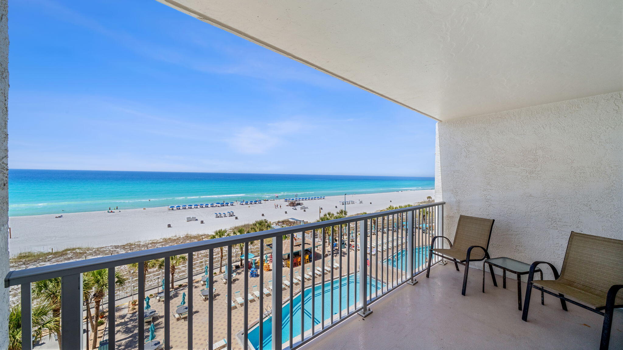 GREAT VIEWS OF THE GULF from the 6th floor. 
Gulf-Front Living at The Summit - Prime Panama City Beach Location.

Tremendous rental income!  This condo is one of the highest rental income condos in Summit.

Located in the highly desirable, gated community of The Summit Condominium, this Gulf-front condo offers the perfect blend of comfort, convenience, and resort-style amenities. Ideally situated near St. Andrews State Park, marinas, dining, shopping, and local entertainment, this central location makes it an excellent choice for both personal use and investment.

Community Highlights:
Direct beach access to sugar-white sands
Poolside Tiki Bar overlooking the Gulf
2 large swimming pools (one seasonally heated)
2 kiddie pools
2 outdoor hot tubs + 1 indoor hot tub
Dry saunas
On-site market & Bikini Bob's grill
Fitness center
Shuffleboard, tennis & pickleball courts

Unwind on your private balcony and take in stunning Gulf views, soft white sand beaches, and unforgettable sunset skies--your perfect coastal escape.