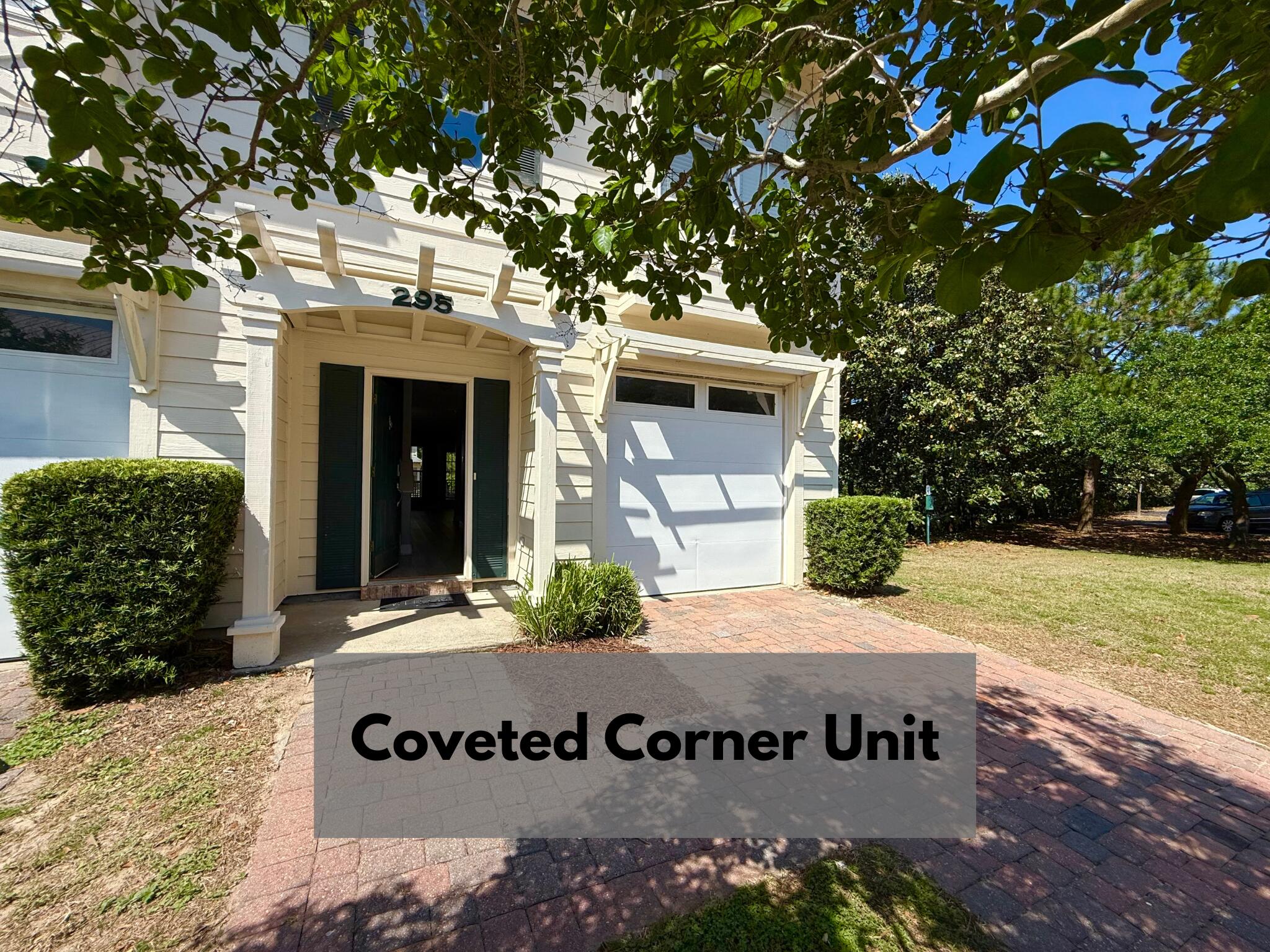 BRAND NEW 2026 A/C INSIDE & OUT! Water Heater 2022! LVP Throughout! 295 Mattie M. Kelly Blvd. delivers an unbeatable combination of location, value, and lifestyle on the Emerald Coast. Tucked just off Airport Road, this charming townhome offers effortless access to the beach and an array of local attractions--all within minutes. A standout feature is the back-road access, enabling you to skip Hwy 98 and quickly reach hotspots like Destin Harbor, Destin Commons, June White Decker Park, Henderson State Park, Joe's Bayou, and major conveniences like Publix, Winn Dixie, and countless dining and shopping options.

Perfect as a primary residence or a savvy long-term rental investment, this property has been thoughtfully updated to blend comfort and style. Recent renovations include durable, modern Luxury Vinyl Plank flooring throughout and brand-new HVAC system (inside and out) installed in 2026, and the hot water heater was replaced in the last few years, so ensuring peace of mind for years to come.

Inside, the first floor boasts high ceilings, and a spacious, open-concept living room with a seamless pass-through to the kitchen. The kitchen is both functional and stylish, featuring granite countertops, ample cabinetry, and a pantry for extra storage. Step outside from the living room onto a generous back porch--ideal for relaxing or entertaining--or enjoy the convenience of a highly sought-after 1-car garage. Upstairs, you'll find all three bedrooms, including a generously sized Master Suite with a walk-in closet and an expansive Master Bathroom. The second floor also includes a full guest bathroom and a large laundry room with built-in shelving. All of these luxuries in unit 295 are a rare convenience at this price point.

295 Mattie M. Kelly Blvd. is truly a hidden gem, offering the perfect blend of modern upgrades, unbeatable location, and exceptional value. Whether you're looking for a full-time home or a lucrative investment property, this townhome checks all the boxes. Don't miss your chance to see it for yourself--contact Michael Tucker today to schedule your private showing!