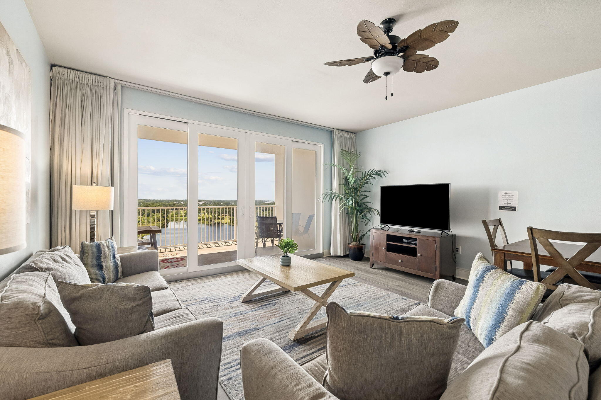 This 3-bedroom, 3-bath condo at Laketown Wharf offers 1,681 square feet of comfortable living space in the heart of Panama City Beach. The unit features an open layout, spacious bedrooms, and views of the lake, golf course, and surrounding area.

Laketown Wharf offers a convenient resort-style setting with a variety of amenities including pools, fitness center, restaurants, shopping, covered parking, and easy access to the beach, dining, entertainment, golf, and water activities.

Whether used as a primary residence, second home, or investment property, this condo provides a great opportunity to enjoy the Panama City Beach lifestyle in a central location.
