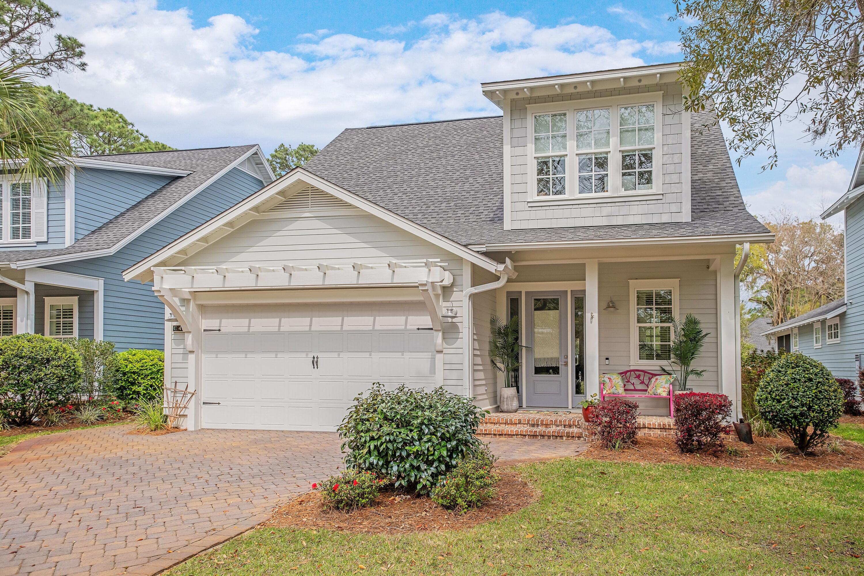 Welcome to Carson Oaks! This neighborhood oozes southern charm with 100 year old live oak trees adorned in Spanish moss, stately native magnolia and pine trees and a brick paver entrance lined with ferns. This neighborhood allows owners to enjoy Florida living to the fullest with amenities to include a swimming pool, outdoor tv lounge area, basketball court, pickle ball court, a pond and ample green spaces. The neighborhood offers water park on the bayou with a boat launch that has deep water access, dock, boat storage, kayak racks & a fish cleaning station that is gated and has security cameras. It is also conveniently located close to the beach, the bay, grand boulevard, sacred heart hospital and 30a. As if the neighborhood amenities are not enough the home was built by local renowned builder, Huff Homes. This home offers 3 bedrooms and 3 and a half baths with the master being on the first floor. It has a sought after open floor plan allowing families to enjoy each other and easily entertain guests alike and is light and bright with ample natural light. The home has a large screened porch, fenced back yard and a 2 car garage. Some additional home features of this home that was built in 2017 are 9 foot ceilings throughout, light orange peel texture drywall on walls and ceiling throughout, wood cabinets with easy glide drawers and concealed hinges, Frigidaire professional appliances to include a gas range, quartz countertops (level A) throughout, delta and kohler plumbing fixtures, efficient electrical heat pump, rinnai tankless water heater, paver driveway and back patio, hardi plank cement fiber siding, jeld-wen windows and doors, emtek exterior door hardware, 30 year asphalt shingles, pressure treated porch flooring and decking, drip irrigation and sprinkler system connected to reclaimed water, underground utilities and Sherwin Williams interior and exterior paint. This lovely home overlooks a large green area with a pond and a fountain. The property has been meticulously maintained with only one owner and is a must see! Call for a showing today!