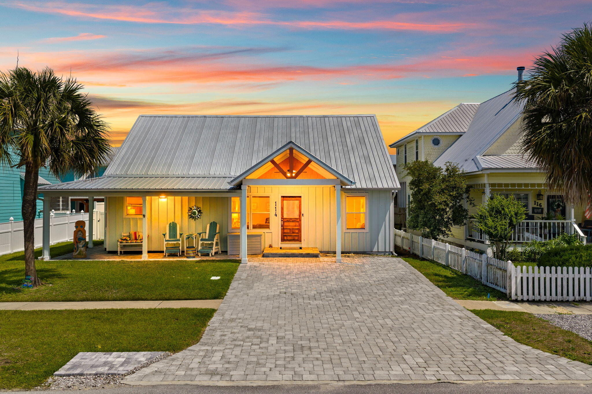 Welcome to 114 Bid A Wee Lane, a beautifully updated 3-bedroom, 2-bath home located in one of Panama City Beach's most sought-after beachside communities. Just a short walk to the sugar-white sands and emerald waters of the Gulf of Mexico, this move in ready home offers the perfect blend of coastal charm, comfort, and convenience.
Inside, you'll find a completely updated interior featuring an open floor plan ideal for entertaining and everyday living. The spacious layout offers abundant natural light, generous storage throughout, and ample closet space rarely found in beach properties.
Outside, there is plenty of parking for guests, boats, or beach toys, making this home ideal as a primary residence, second home, or investment property. Pictured is the public beach entry, but owners in Bid-A-Wee enjoy access to a dedicated private beach area, adding even more value and exclusivity to this incredible location.
Conveniently located near shopping, restaurants, and entertainment, providing all that Panama City Beach has to offer. This home places you right in the heart of one of the area's most popular and desirable neighborhoods.
Whether you're looking for a full-time coastal retreat or the perfect beach getaway, 114 Bid A Wee Lane is a must-see.
