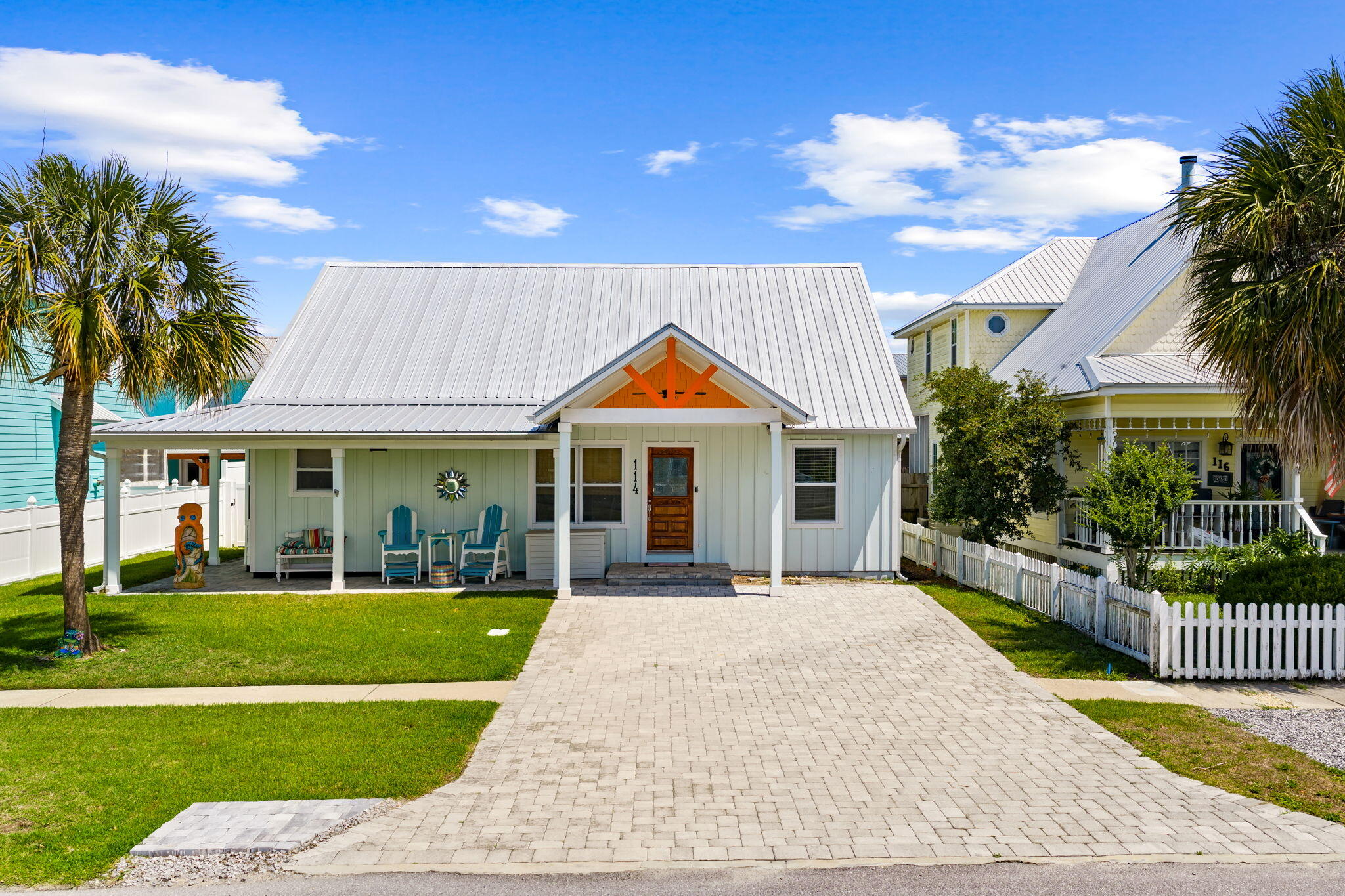 Welcome to 114 Bid A Wee Lane, a beautifully updated 3-bedroom, 2-bath home located in one of Panama City Beach's most sought-after beachside communities. Just a short walk to the sugar-white sands and emerald waters of the Gulf of Mexico, this move in ready home offers the perfect blend of coastal charm, comfort, and convenience.
Inside, you'll find a completely updated interior featuring an open floor plan ideal for entertaining and everyday living. The spacious layout offers abundant natural light, generous storage throughout, and ample closet space rarely found in beach properties.
Outside, there is plenty of parking for guests, boats, or beach toys, making this home ideal as a primary residence, second home, or investment property. Pictured is the public beach entry, but owners in Bid-A-Wee enjoy access to a dedicated private beach area, adding even more value and exclusivity to this incredible location.
Conveniently located near shopping, restaurants, and entertainment, providing all that Panama City Beach has to offer. This home places you right in the heart of one of the area's most popular and desirable neighborhoods.
Whether you're looking for a full-time coastal retreat or the perfect beach getaway, 114 Bid A Wee Lane is a must-see.