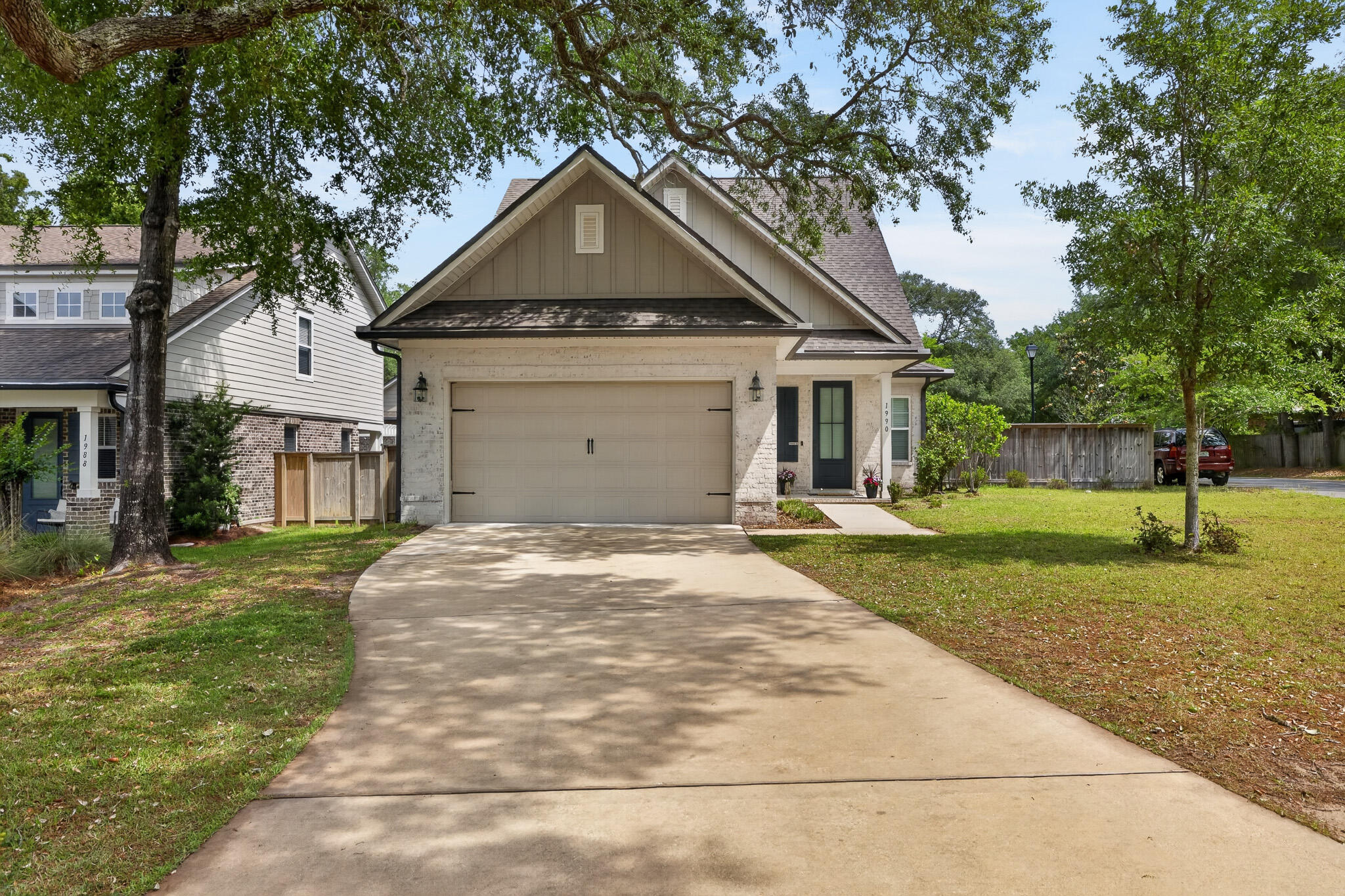 Welcome to this beautifully maintained home located in the quiet, front-porch community of Hattie's Grove in central Niceville, just minutes from local shops, dining, schools, parks, and Eglin AFB. This thoughtfully designed two-story floor plan offers 4 bedrooms, 2.5 bathrooms, an upstairs loft flex space, and a spacious open layout designed for both everyday living and entertaining. The covered front entry opens to a welcoming foyer that flows into the large family room, dining area, and kitchen. The kitchen overlooks the main living space and features ample cabinetry, generous counter space, a center island, and direct access to the covered lanai, creating an ideal setup for gatherings and indoor-outdoor living. There's an abundance of natural light throughout the home, giving it a bright, open feel.

The spacious first-floor primary suite offers privacy and comfort with a walk-in closet and an ensuite bathroom featuring double vanities, a soaking tub, and separate shower. Also located on the main level are a powder room, utility room, and convenient access to the 2-car garage.

Upstairs, you'll find three additional bedrooms, a full bathroom, and a versatile loft area that makes a perfect second living room, office, playroom, or media space. The functional layout provides flexibility for families, guests, or working from home.

The outdoor living space includes a covered lanai and a private backyard, with room to relax, entertain, or enjoy quiet evenings. Come tour this beautiful home today!