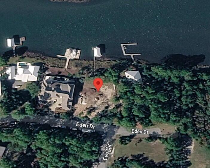 Waterfront property in Point Washington, over 1/2 acre with dock.