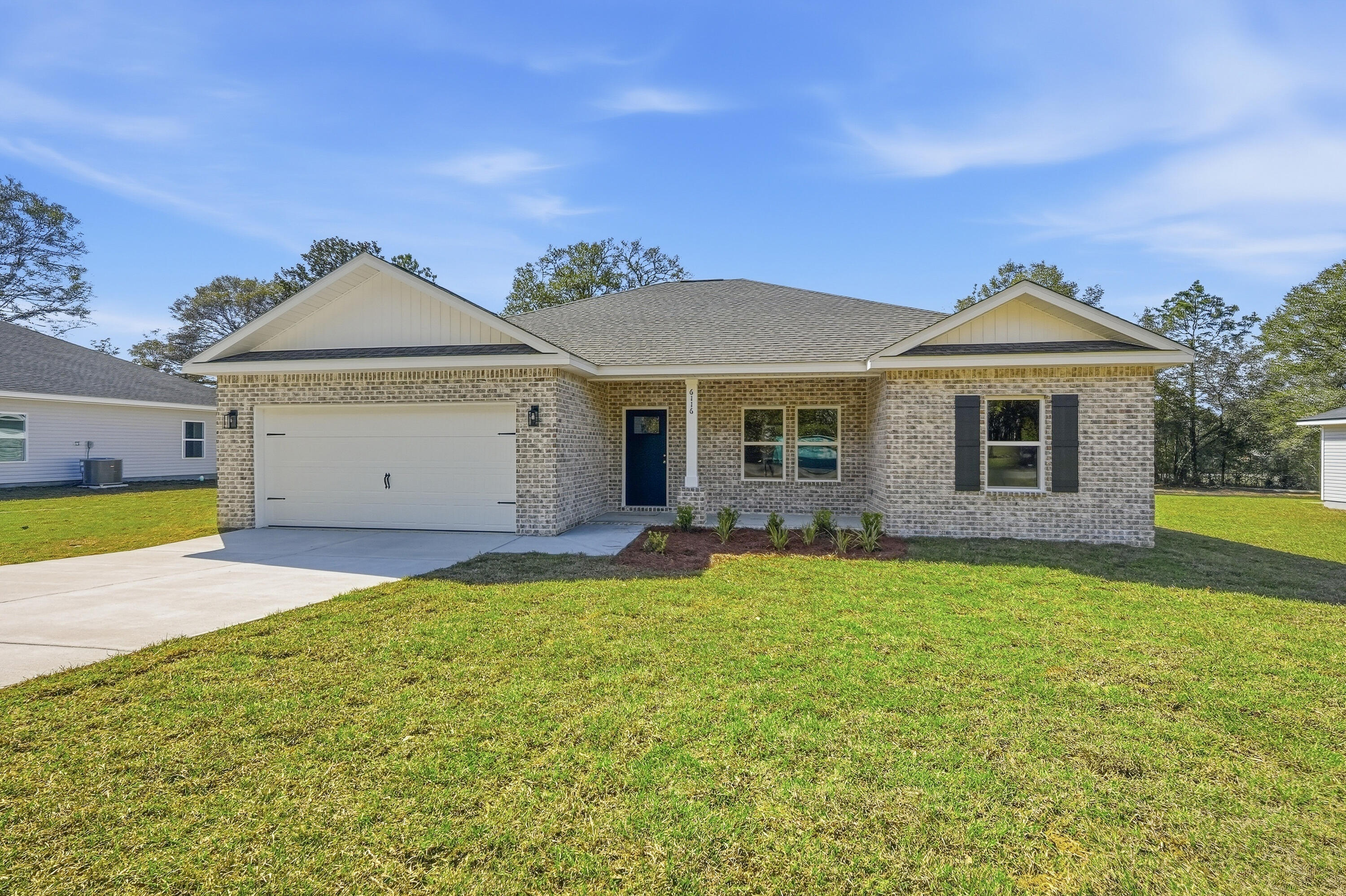 FOUR BEDROOMS - READY END OF MAY - LARGE LOT - NO HOA & LOW COUNTY TAXES! The 'Savannah' plan features front & rear porches for relaxing, fully landscaped yards, finished 2-car-garage, laundry room w/space for freezer or lockers.  Open family gathering space overlooks cozy dining area and kitchen.  Work island w/bar seating, corner pantry plus quartz countertops.  Split bedroom design.  Owner's suite has walk-in closet, bath has double vanities, linen storage & double vanities.  Additional bath has double vanities; 2 additional BR'S have walk-in closets.  Seller may contribute up to $12,000 towards buyers closing costs/prepaids/rate buydown.  Call for details. Photos of similar completed home, elevation/all interior/exterior finishes will vary.