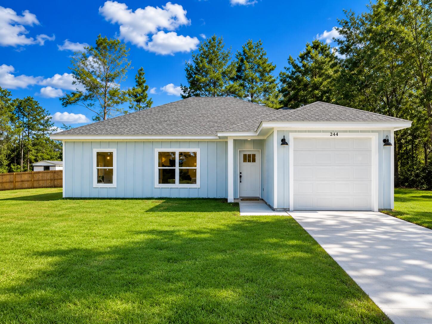 This thoughtfully designed 3-bedroom, 2-bathroom home offers a functional open-concept layout that maximizes space and comfort. The living area flows seamlessly into the kitchen and dining space, creating an inviting environment ideal for everyday living or entertaining.The kitchen features modern cabinetry, durable countertops, and energy-efficient appliances, providing both style and practicality. The primary suite includes a private bathroom and generous closet space, while two additional bedrooms offer flexibility for family, guests, or a home office. Additional highlights include a dedicated laundry area, energy-efficient systems, and low-maintenance finishes--making this home as practical as it is appealing. For the exterior of the home you will find a beautiful lawn and an 8ft wooden privacy fence. Whether you're looking for an affordable entry into home ownership or a solid rental investment, this property offers excellent potential. Located near local schools, shopping, and major roadways, it provides convenience and long-term value.