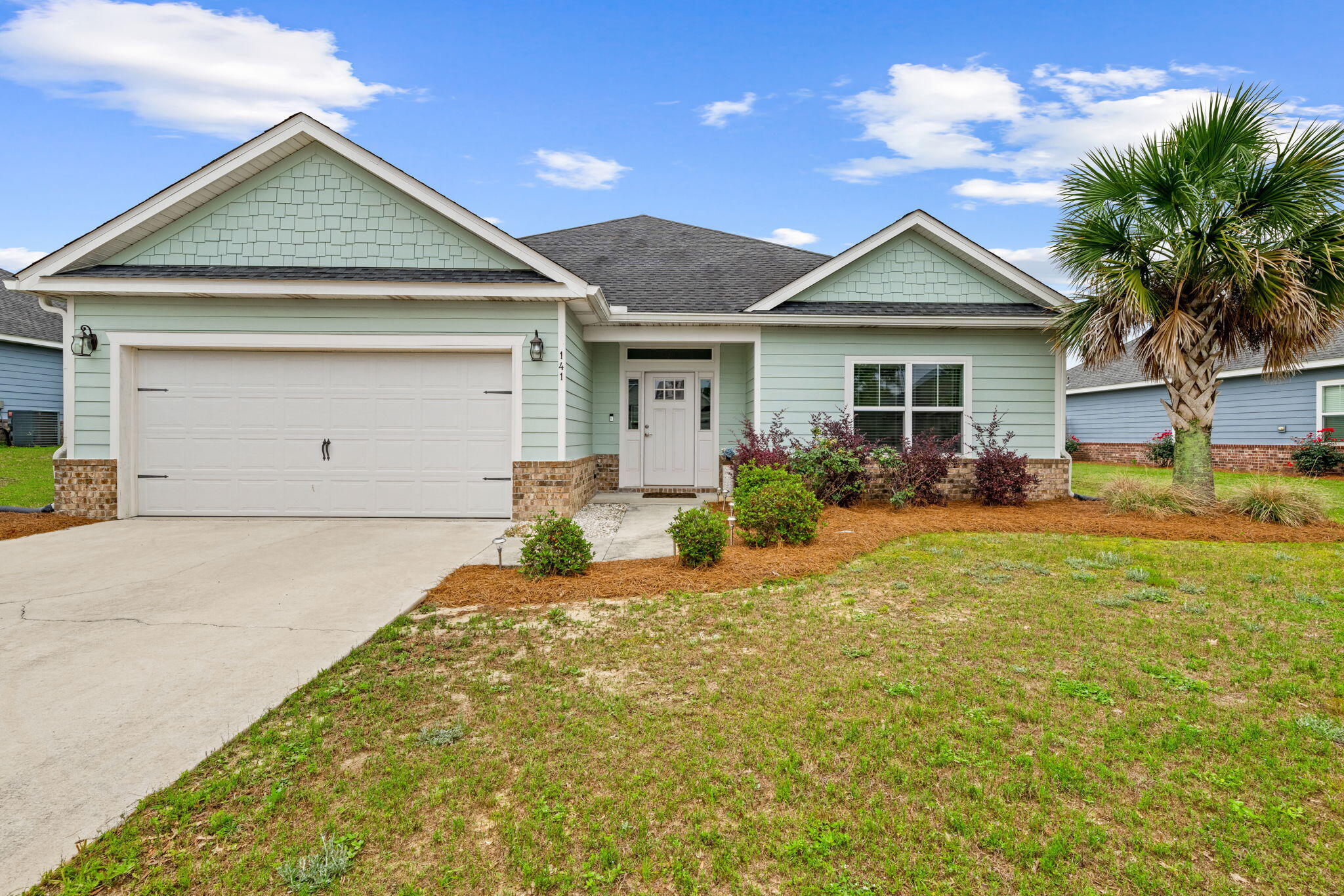 This mostly furnished home is available for rent! This 2018 built home features premium finishes and designed with functionality in mind. The large living and kitchen area is inviting and perfect for family or gatherings. The large master bedroom features tray ceilings, an elegant ensuite featuring a tiled shower, garden tub, double vanity sinks and two walk-in closets. The two spacious secondary bedrooms offer privacy and a full bathroom to accommodate. Step outside to enjoy your evenings on the large screened in patio, ready to go with furniture and wall-mounted tv! This lot means privacy - the large, fenced in (pet friendly) backyard is sure to impress. Furnishings negotiable, please reach out for more details.

Cross Creek features a beautiful community pool and located in the heart of Freeport between the elementary school and high school. Easy access to 331, I-10 and Hwy 20! Pets allowed, restrictions apply. If approved, a one-time $250 non-refundable pet fee and $25/mo pet rent, pet pet applies. A one-time lease admin fee of $100 applies to all new leases. No monthly fees!