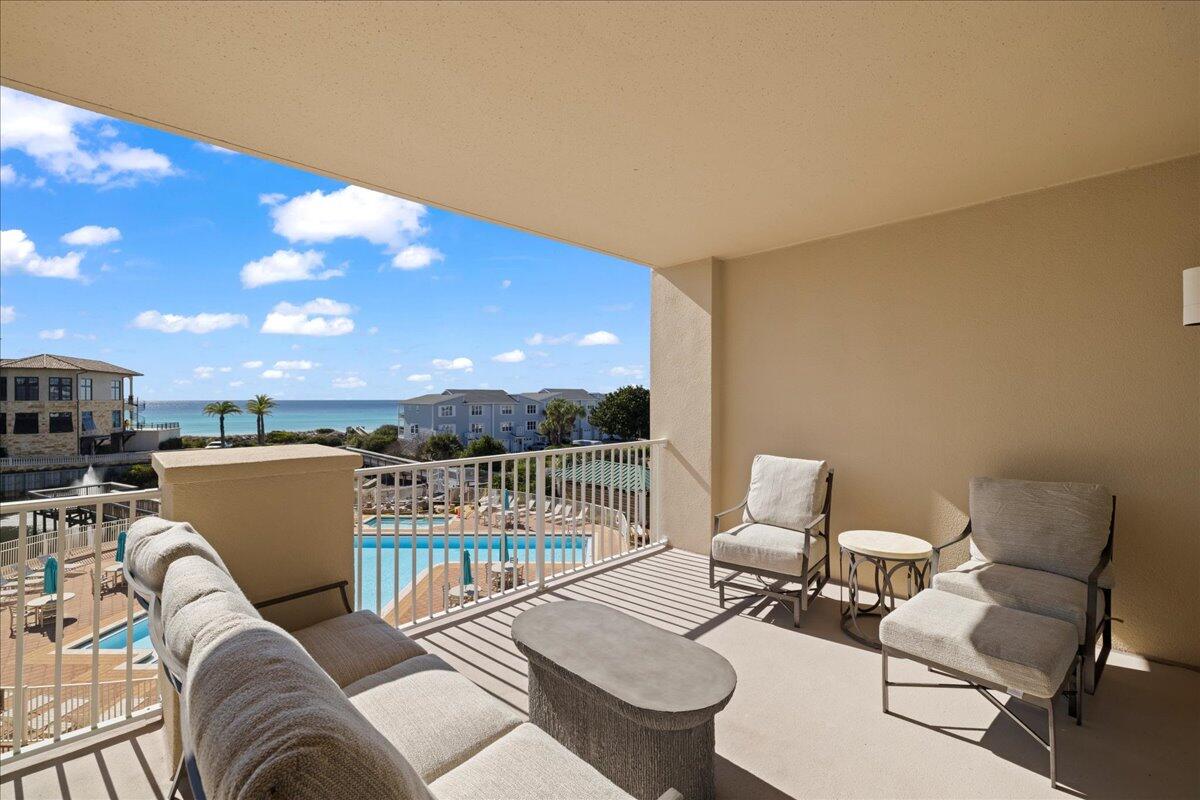 MOTIVATED SELLER! BRING AN OFFER! Fully furnished and amazing investment. ASK ABOUT CLOSING CREDIT!
An exceptional opportunity to own within one of Scenic Highway 30A's most private and sought-after gated communities. ASK ABOUT THE GUARANTEED RENTAL INCOME THEY ARE WILLING TO GIVE! Located in San Remo, a low-density Gulf-side enclave of just 32 residences, this updated and fully furnished 2-bedroom plus bunk room, 2-bath condominium delivers the ideal balance of personal enjoyment and income potential. THIS UNIT HAS NEVER BEEN RENTED BUT READY TO GO! ASK FOR THE RENTAL PROJECTIONS! 

Offered turnkey and thoughtfully refreshed, the residence is perfectly positioned as a low-maintenance second home or a high-demand rental investment. ASK FOR A CASH FLOW SHEET! An oversized private patio, accessible from both the main living area and the primary suite, extends the living space outdoors and creates a relaxing coastal retreat ideal for morning coffee or evening gatherings. Inside, the flexible floor plan comfortably accommodates owners, family, and guests, with the additional bunk room enhancing rental versatility and occupancy potential. Tasteful updates throughout reflect a relaxed yet refined coastal aesthetic.

San Remo is prized for its quiet, secure atmosphere and resort-style amenities, including a gated entrance, expansive resort pool with lap lane (heated seasonally), oversized hot tub, fitness center, outdoor grilling area, and private storage cages for bikes and beach gear. Owners also enjoy deeded beach access, ensuring effortless Gulf days without the crowds.

Ideally situated just steps from the dining, shopping, and entertainment of Gulf Place, and less than fifteen minutes from Seaside, this residence offers both privacy and proximityan increasingly rare combination along 30A. EASY SHOW! COME SEE IN PERSON! 

Whether you're seeking a refined coastal retreat, a reliable income-producing asset, or both, this San Remo residence presents a compelling opportunity in one of 30A's most exclusive Gulf-side communities. BRING AN OFFER!