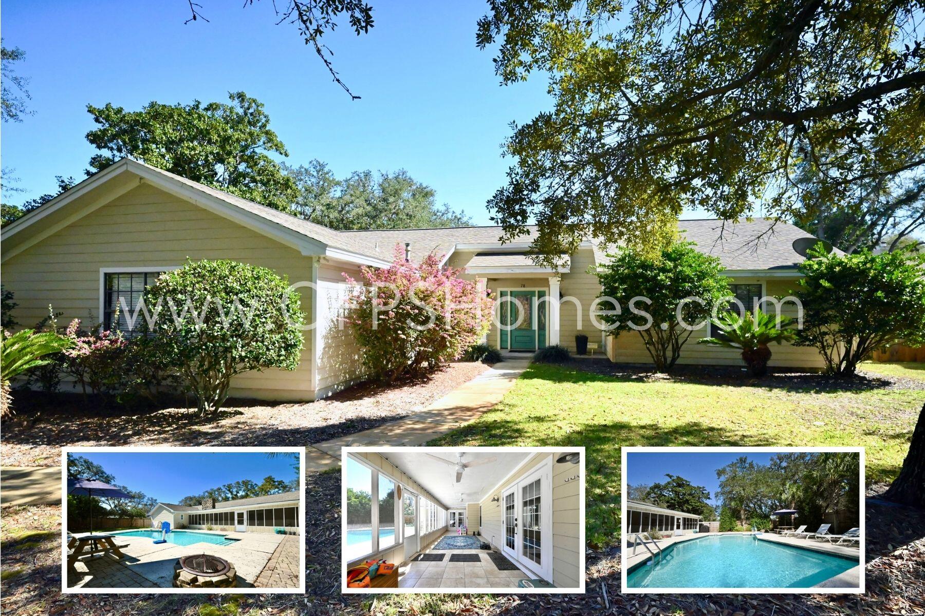 AVAILABLE... April 13, 2026! ** Photos coming **

3 bedroom/2bth home. Charming and updated one story ranch home on shaded corner lot with swimming pool. Home has undergone renovations including hardi plank siding, 18'' porcelain tile floors in foyer, kitchen, breakfast area, and hallways. The chef's kitchen has bone color cabinets, a copper farmers sink, built-in Bosch stainless microwave, Kenmore Pro stainless convection oven, Kenmore Pro large double door refrigerator/freezer, and Kenmore Pro 6 burner gas cooktop as well as a built in wine cooler. There is plenty of counter space featuring granite counter tops, recessed lighting and a desk with cabinets with storage. 

The sunken great room offers a wood burning stone fireplace and hardwood floors. Primary bathroom was updated. Screened porch across the back of the house which can also be accessed from the primary bedroom. There is a privacy fenced back yard surrounding the yard and pool area. 

NO smoking. 600 minimum FICO credit score required in addition to meeting rental criteria. Pets allowed upon approval with a non-refundable pet fee.

All applicants are required to complete an application on https://onefamilypropertyservices.petscreening.com/
regardless of if they own a pet or not.  Applicants with an ESA are also required to complete the application.
**Please note, only one pet profile per pet is required.

This property is a part of a Homeowners Association and tenants will be required to adhere to certain rules and restrictions.  If you have any questions, you may request to view the HOA Covenants prior to application. 

** Fees Required once an application is approved include, but may not be limited to: Security Deposit, Non-Refundable Fees (cleaning and rekey), $20 Certified Mail Fee, and Pet Fees (when applicable).