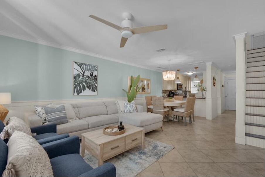 Make your move to Florida and enjoy the relaxed coastal lifestyle at 91 Norwood Drive, a beautifully furnished 2-bedroom, 3-bath townhome located just off Scenic Gulf Drive in Miramar Beach. With beach access only steps away, this long-term rental offers the rare opportunity to live near the Gulf and enjoy the beach as part of your everyday routine.

Whether you are relocating for work, transitioning to the Emerald Coast, or simply ready for a lifestyle change, this move-in-ready townhome makes settling into Florida easy. The home is fully furnished with comfort and style in mind, allowing you to arrive, unpack, and begin enjoying your new coastal home from day one.

The spacious two-bedroom layout and three full bathrooms provide plenty of room for comfortable everyday living, visiting family members, or overnight guests. After a day at the beach, come home to a welcoming space designed for easy, low-maintenance living.

One of the greatest advantages of this property is its exceptional Miramar Beach location. You can enjoy morning walks along the Gulf, relaxing afternoons on the sand, beautiful sunsets, and easy access to some of the area's most popular restaurants, shopping destinations, schools, churches, and entertainment.

The townhome is conveniently located near Silver Sands Premium Outlets, Grand Boulevard, Seascape Towne Centre, Chick-fil-A, Surf Hut, Winn-Dixie, Austons Oyster Bar, Destiny Worship Center, Gateway Academy, and much more.