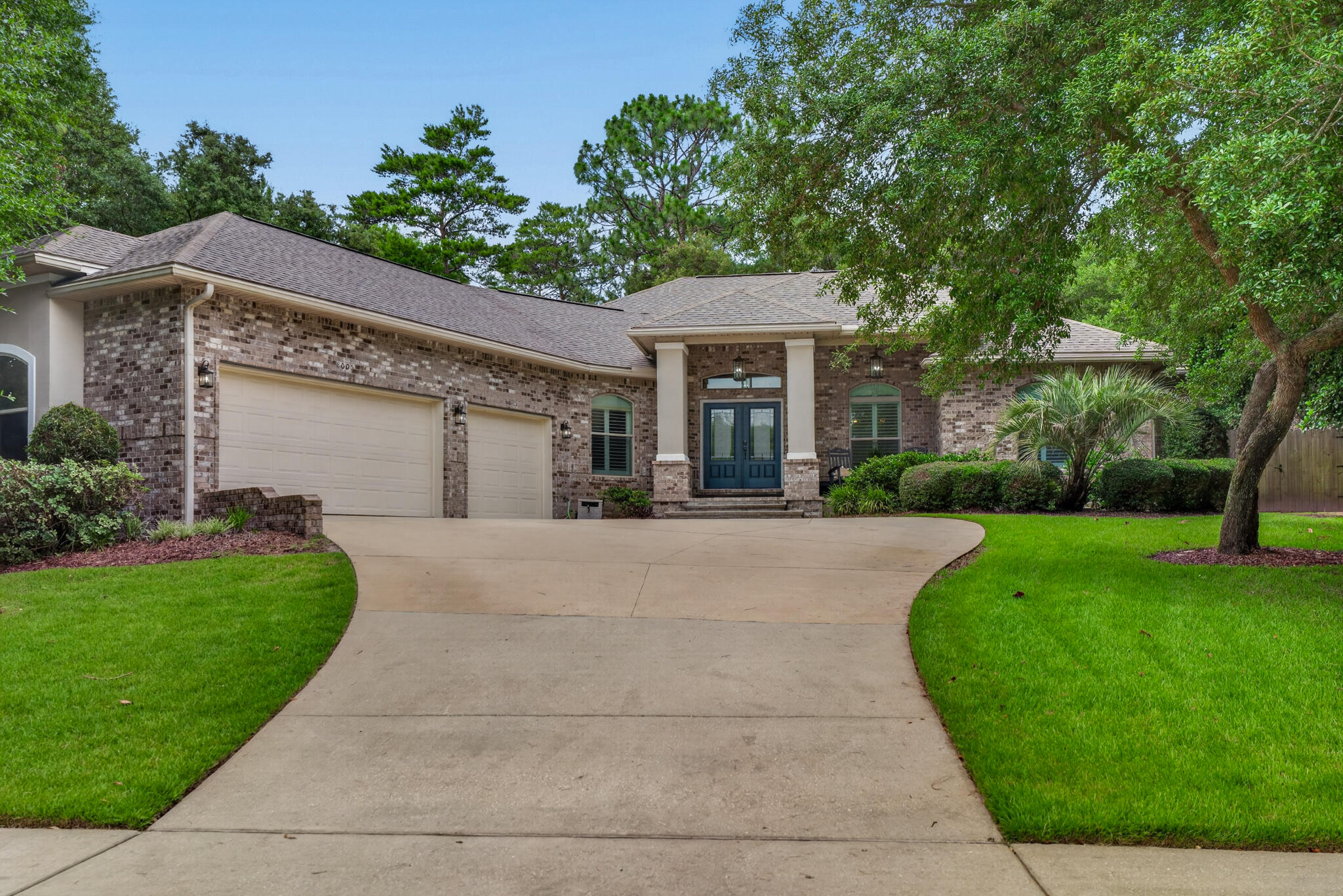 Perfectly positioned on a quiet cul-de-sac in the highly sought-after Swift Creek community, this beautifully maintained 5-bedroom, 3.5-bath home offers 2,671 square feet of thoughtfully designed living space, an oversized 3-car garage, and the comfort of single-story living.
Built in 2013 with quality construction and energy efficiency in mind, this home features impact-rated windows and doors, a tankless water heater, cordless blinds, tall ceilings and doors, an electric fireplace, and a brand-new HVAC system with all new ductwork throughout, providing peace of mind for years to come.
Designed for gathering, the open-concept floor plan centers around a chef's kitchen that is truly the heart of the home. Featuring beautiful tile backsplash, abundant granite countertops, custom storage drawers, a spacious pantry, stainless steel appliances, and a new convection oven, this kitchen effortlessly blends style and function. The expansive bar seating accommodates up to eight guests, creating the perfect place for family and friends to connect while remaining open to the spacious living room with custom built-ins and an electric fireplace.
A dedicated office provides the ideal work-from-home space, while the flexible layout offers five generously sized bedrooms in a desirable split-bedroom floor plan. The private primary suite serves as a relaxing retreat with direct access to the backyard, dual walk-in closets, and a spa-inspired bath featuring double vanities, a soaking tub, and a separate walk-in shower.
Additional features include three full baths, a convenient powder room for guests, and a large pass-through laundry room complete with a utility sink and abundant cabinetry. Storage is plentiful throughout the home, with oversized bedroom closets, linen closets in each bathroom, and a massive attic storage area extending above the garage and into the home.
Step outside and enjoy endless Florida evenings from the screened porch or entertain guests on the spacious paver patio overlooking the fully fenced backyard.
Located within walking distance of Swift Creek's exceptional amenities, you'll enjoy access to the community pool, tennis courts, basketball courts, playgrounds, scenic walking trails, and miles of sidewalks that make this neighborhood one of the area's most desirable places to call home.