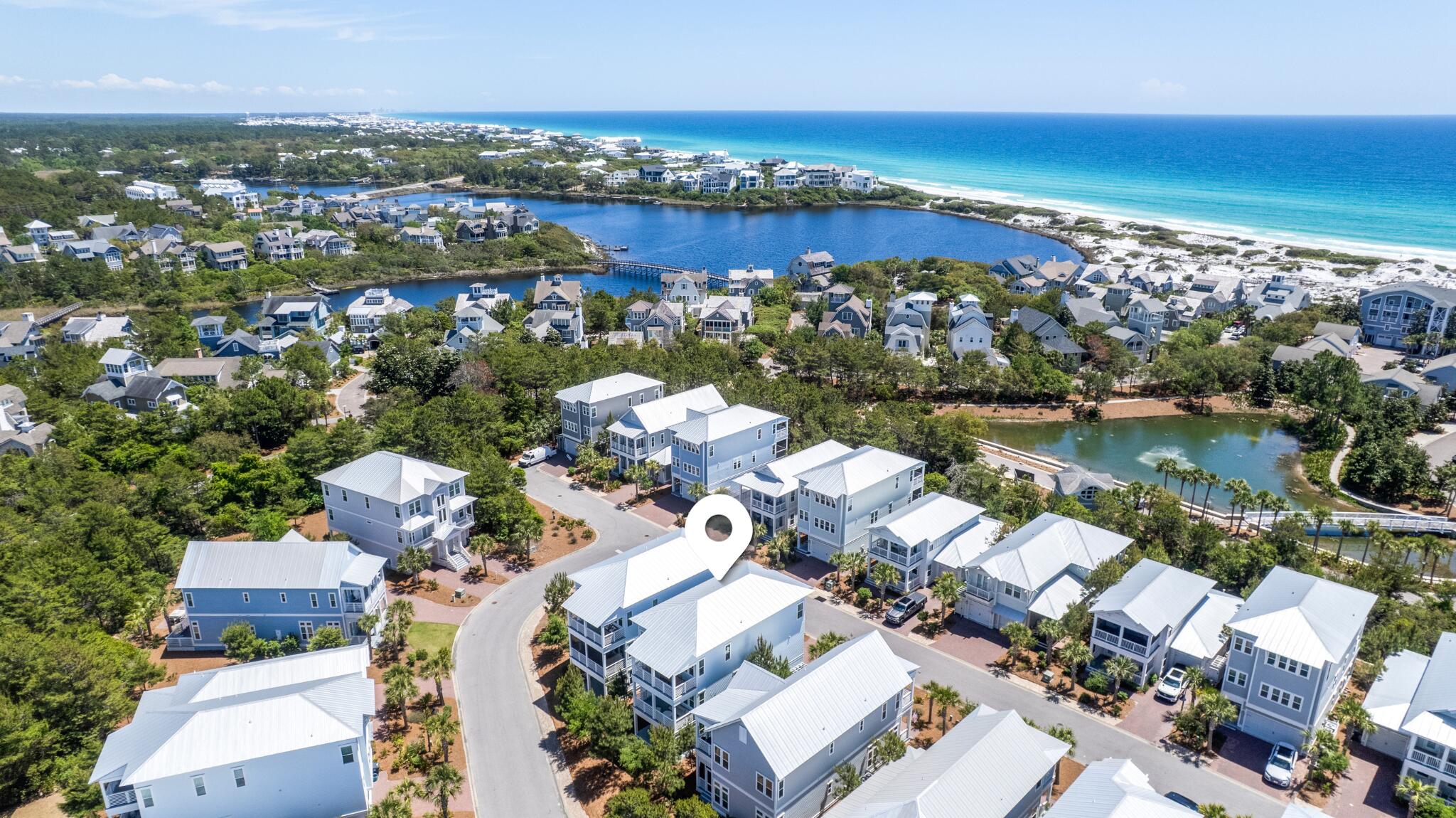 Ideally positioned in the heart of one of 30A's most beloved communities, this stunning 4-bedroom, 3.5-bath home delivers the quintessential coastal Florida lifestyle. Spanning 3,383 heated square feet across three thoughtfully designed stories, 42 Siasconset Lane was built in 2020 with quality craftsmanship throughout, from the iconic Hardie board exterior and standing seam metal roof to the rich hardwood and hard tile floors inside.

The open, airy layout is finished with decorative interior walls and central air throughout, while generous open porches invite the warm Gulf breeze indoors. A private garage, brick driveway, and brick walkway complete the home's polished exterior. Nestled within Prominence on 30A, located between Seagrove and Alys Beach along scenic Highway 30A, residents enjoy resort-style amenities including two community pools, outdoor grilling and picnic areas, and direct access to over 20 miles of bike and hiking trails. Just steps away, The Big Chill town center pulses with life year-round, offering unique dining, boutique shops, a Farmer's Market, live music, and the beloved Screen on the Green.

Whether you're seeking a primary residence, a second home, or an investment property in one of Florida's most desirable beach communities, this home checks every box. Inquire today to schedule your private showing.