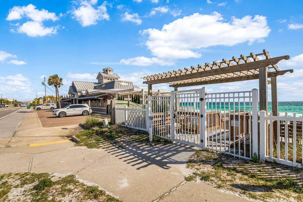 MUST SELL ... WILL SACRIFICE!  This beautifully renovated, fully furnished 2-bedroom, 2-bath condo is located in the heart of Destin and offers an excellent combination of coastal living and investment potential. The condo features over $50,000 in recent interior upgrades. The entire building recently completed a major exterior renovation, including new windows and exterior.  Enjoy Destin's sugar-white sands on 200 feet of private deeded beach access, just a short walk away, The community provides resort-style amenities, including a sparkling pool, tennis court, play ground and grill area..