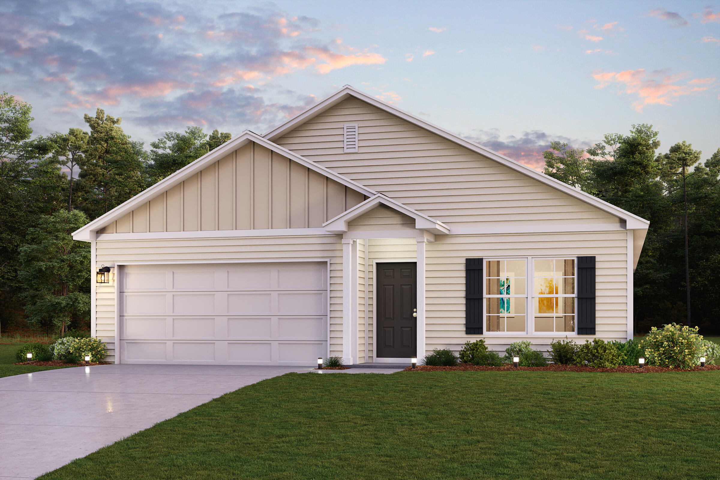 Welcome home to this NEW Single-Story Home in the Cat Island Estates Community! The desirable Cabot Plan boasts an open design encompassing the Living, Dining, and Kitchen spaces. The Kitchen features gorgeous cabinets, quartz countertops, and Stainless-Steel Appliances (including Range with a Microwave hood and Dishwasher). The primary suite has a private bath, dual vanity sinks, and a walk-in closet. This Home also includes 3 additional bedrooms and a secondary bathroom.