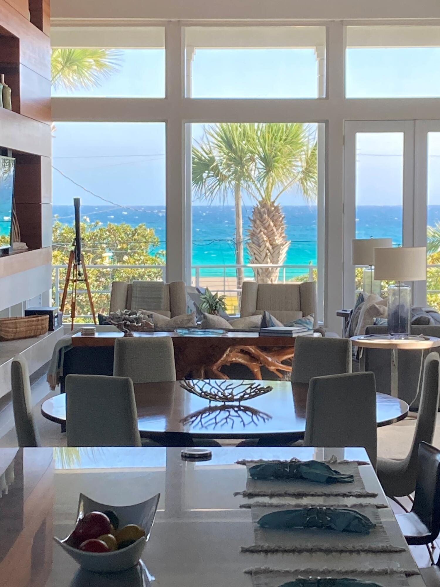This sublime 4-bedroom, 4 full and 2 half bath modern luxury home located in Blue Mountain Beach, is perfectly positioned on its lot to capture breathtaking southwestern Gulf views and refreshing coastal breezes. Just steps from the sugar-white sand beaches via a deeded neighborhood walkover and beach access directly across the street.  This location offers both convenience and exclusivity.
Designed with clean architectural lines and timeless elegance, this fully integrated smart home showcases high-end finishes, quality fixtures, top of the line appliances, elevator, and sophisticated coastal style throughout. Spacious living areas and carefully selected design details create an inviting atmosphere ideal for both relaxing and entertaining. The home is surrounded by lush, thoughtfully curated lighting and landscaping, creating a tranquil, oasis-like setting and an unparalleled sense of privacy from many of the outdoor living areas that is rare to find on 30A.  The serene courtyard boasts a pool, hot tub, fountains, outdoor shower, outdoor kitchen with grill and a fire pit.  
Offering the perfect blend of luxury, comfort, and coastal living, this exceptional property is well suited as a primary residence, second home, or premier investment opportunity.  This home is a must see, you won't be disappointed, schedule an appointment today!
