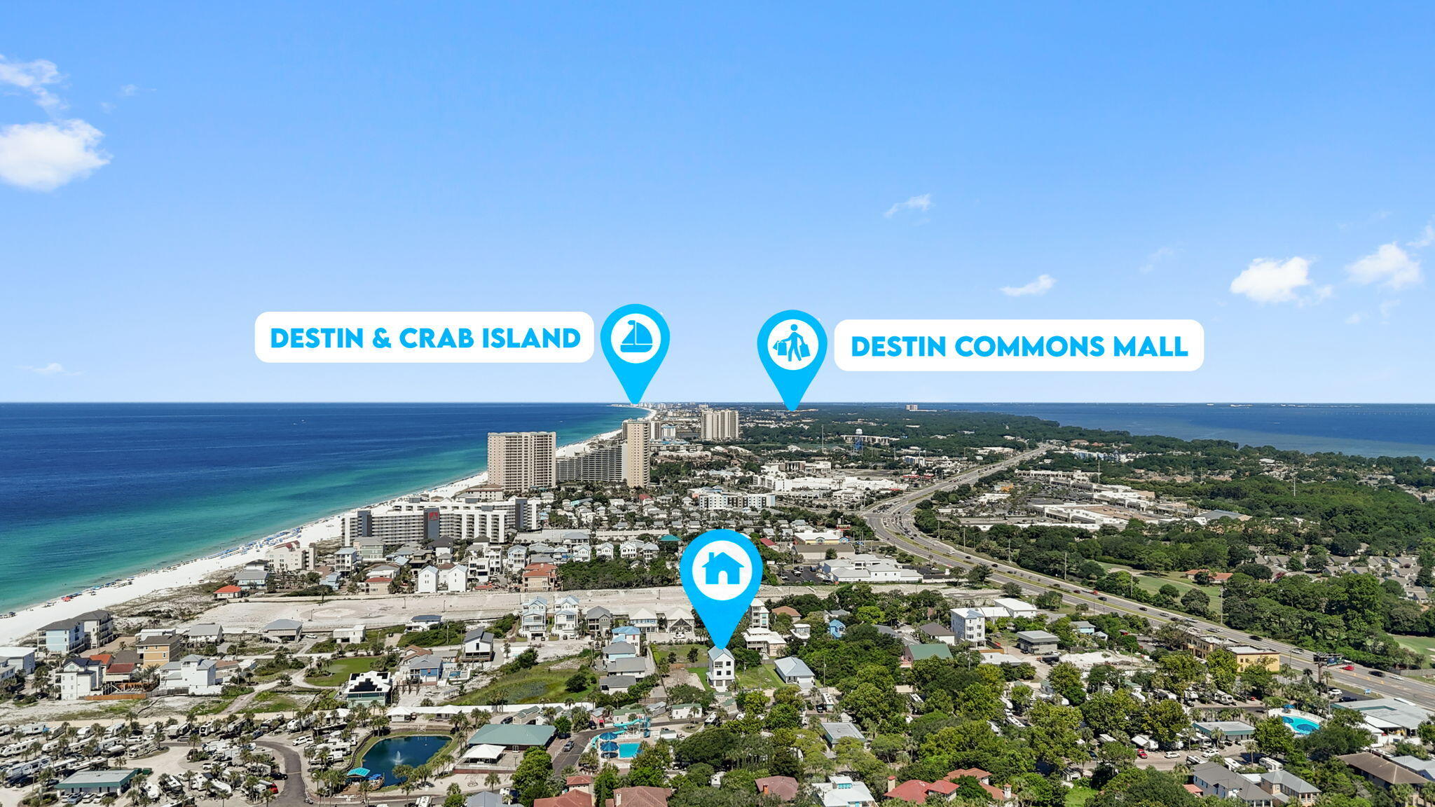 *HIGHLY Motivated Seller!* Welcome to your opportunity to have PRIVATE deeded beach access less than a quarter of a mile from the beach in Miramar Beach! Experience coastal living at its finest in this stunning BRAND-NEW construction home just steps from the Gulf, featuring multiple balconies with panoramic Gulf views. 

Expansive outdoor living spaces create the perfect setting for relaxing or entertaining. Inside, a bright open-concept layout seamlessly connects the kitchen, dining, and living areas, with large windows and doors bringing in abundant natural light. Upgrades include laminate wood flooring, tile bathrooms, quartz countertops, and a recirculating tankless water heater, offering both style and efficiency. This property offers excellent flexibility as a primary residence, vacation home, or short-term rental investment. There is also room to add a pool, with county-approved stormwater design already completed, and the builder available to assist with installation.

Conveniently located near dining, shopping, and entertainment, this home delivers an exceptional combination of location, upgrades, privacy and value in a prime beachside setting.