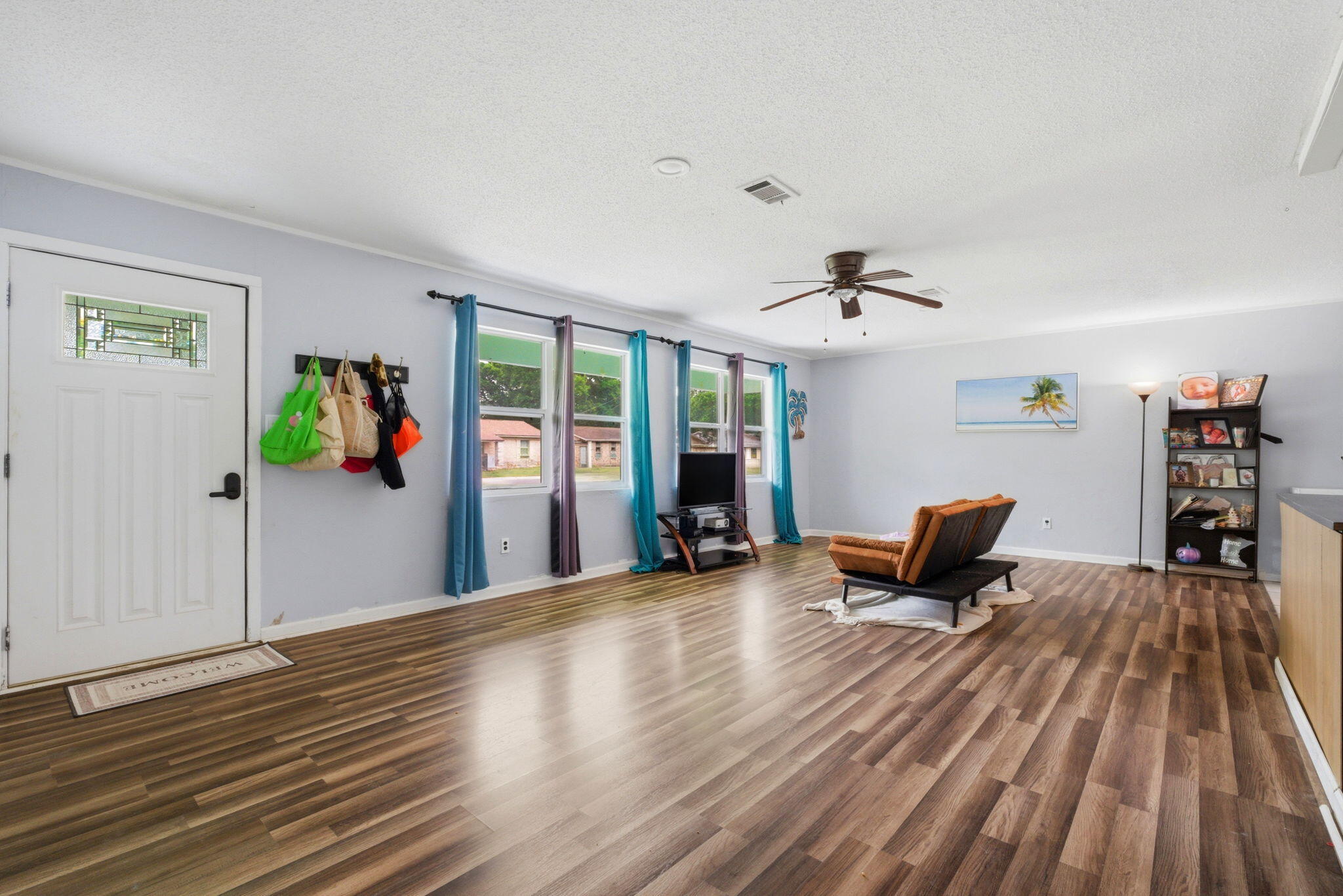 OPEN HOUSE! SATURDAY 6/13 FROM 9AM-11AM. Looking for a home in a central Pensacola location WITH an inground pool? You have arrived! This updated 3-bedroom, 2-bath home offers a semi-open floor plan with several recent upgrades, including new luxury vinyl plank flooring (Dec 2024), fresh exterior paint, a new HVAC system (2025), and a new screened-in back porch. Two bedrooms also feature newer carpet installed within the last two years. As you enter the home, you'll find a spacious living area that flows into the kitchen and dining area, making it a great setup for everyday living or entertaining guests. The kitchen features tiled countertops, tiled backsplash, and plenty of cabinet storage. Step outside and enjoy the spacious backyard featuring an inground swimming pool, huge storage/garden shed, and plenty of room for gatherings, cookouts, or relaxing with family and friends. Conveniently located and move-in ready, this home is one you won't want to miss! storage/garden shed, and plenty of room for gatherings, cookouts, or relaxing with family and friends. Conveniently located and move-in ready, this home is one you won't want to miss!