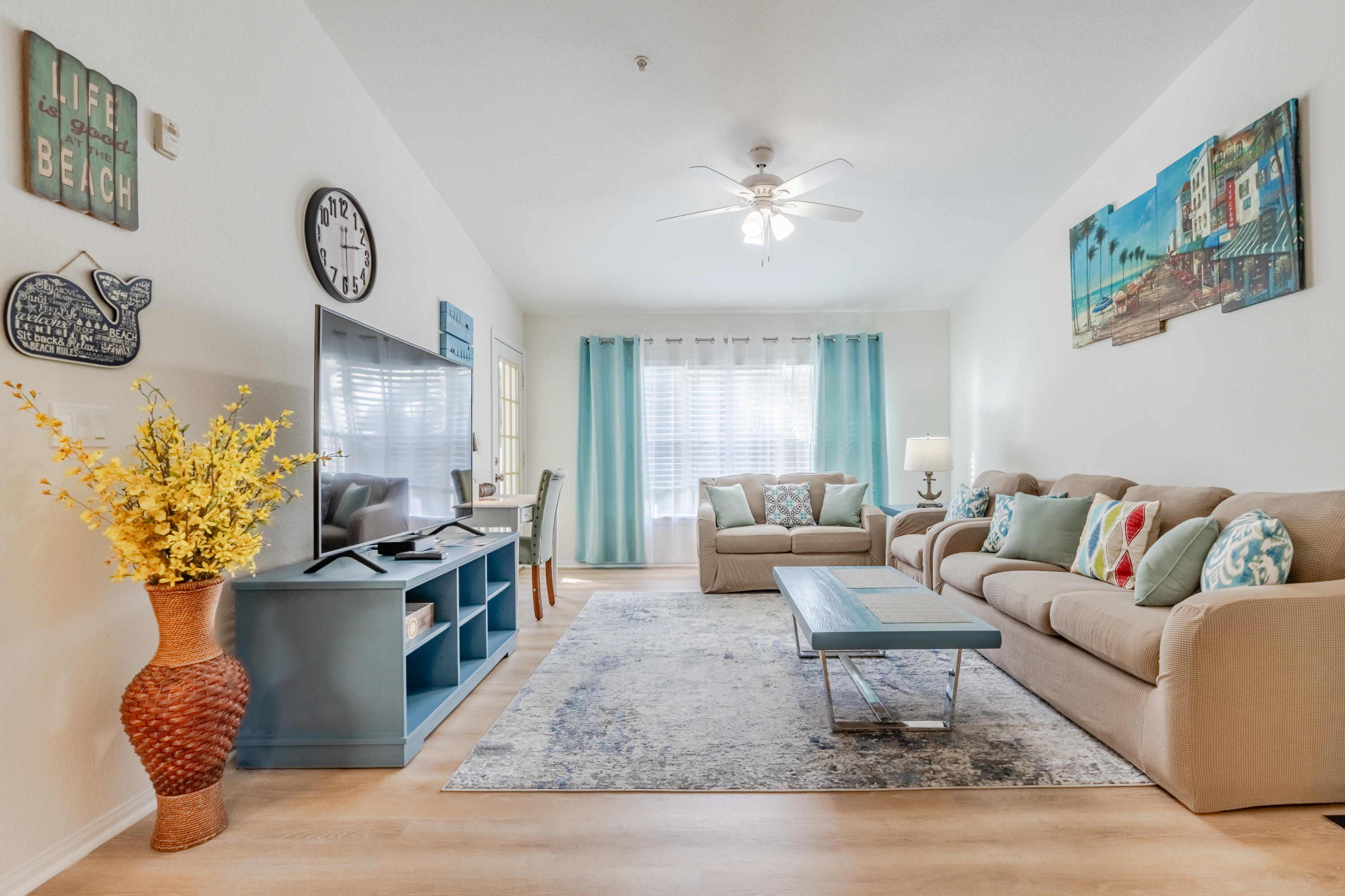 3BR 2BA Condominium in Indian Lake, Destin for experienced investors. Property is in Pristine condition. Proven short-term rental history for the last 2 years 60k in 2025 and 61k in 2024. Renovated granite countertops, stainless steel appliances, LVP flooring throughout, paint, modern bathrooms. The private balcony overlooking tropical palm trees and lush greenery offers a quiet and relaxing setting, a feature guests consistently appreciate when choosing this place. Located in one of the newer buildings in the community (built in 2003). Residents and guest enjoy access to a community pool, and fitness center. Detailed Rental history available upon request. No special assessments. Closing After August 15th. 
HOA $2,160.83 / quarter include amenities, building insurance, trash, cable TV.