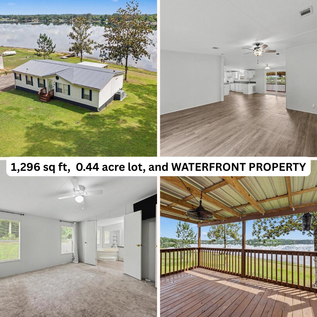 Welcome to your own private slice of paradise on sought-after Kings Lake Boulevard! Nestled at the end of a quiet street, this meticulously maintained waterfront home offers peaceful living with breathtaking views of beautiful Kings Lake -- a lake well-known for being fully stocked with fish and perfect for relaxing afternoons on the water. Inside, you'll find durable and stylish LVP flooring, and new carpet in the bedrooms, creating a seamless and modern feel. The home has been thoughtfully updated with a new roof and a new porches, giving you the perfect place to unwind while overlooking the sparkling lake views. Additional features include a full gutter system and irrigation system for easy maintenance and added convenience. Whether you're enjoying your morning coffee overlooking the water, fishing from your backyard, or simply soaking in the serene setting, this home truly offers the best of waterfront living.Tucked away for added privacy while still conveniently located, this Kings Lake gem is one you don't want to miss!