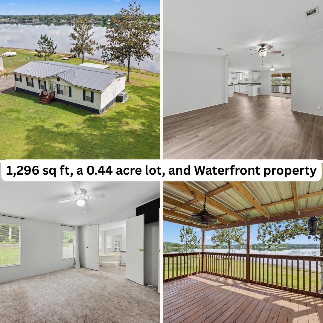 Welcome to your own private slice of paradise on sought-after Kings Lake Boulevard! Nestled at the end of a quiet street, this meticulously maintained waterfront home offers peaceful living with breathtaking views of beautiful Kings Lake -- a lake well-known for being fully stocked with fish and perfect for relaxing afternoons on the water. Inside, you'll find durable and stylish LVP flooring, and new carpet in the bedrooms, creating a seamless and modern feel. The home has been thoughtfully updated with a new roof and a new porches, giving you the perfect place to unwind while overlooking the sparkling lake views. Additional features include a full gutter system and irrigation system for easy maintenance and added convenience. Whether you're enjoying your morning coffee overlooking the water, fishing from your backyard, or simply soaking in the serene setting, this home truly offers the best of waterfront living.Tucked away for added privacy while still conveniently located, this Kings Lake gem is one you don't want to miss!