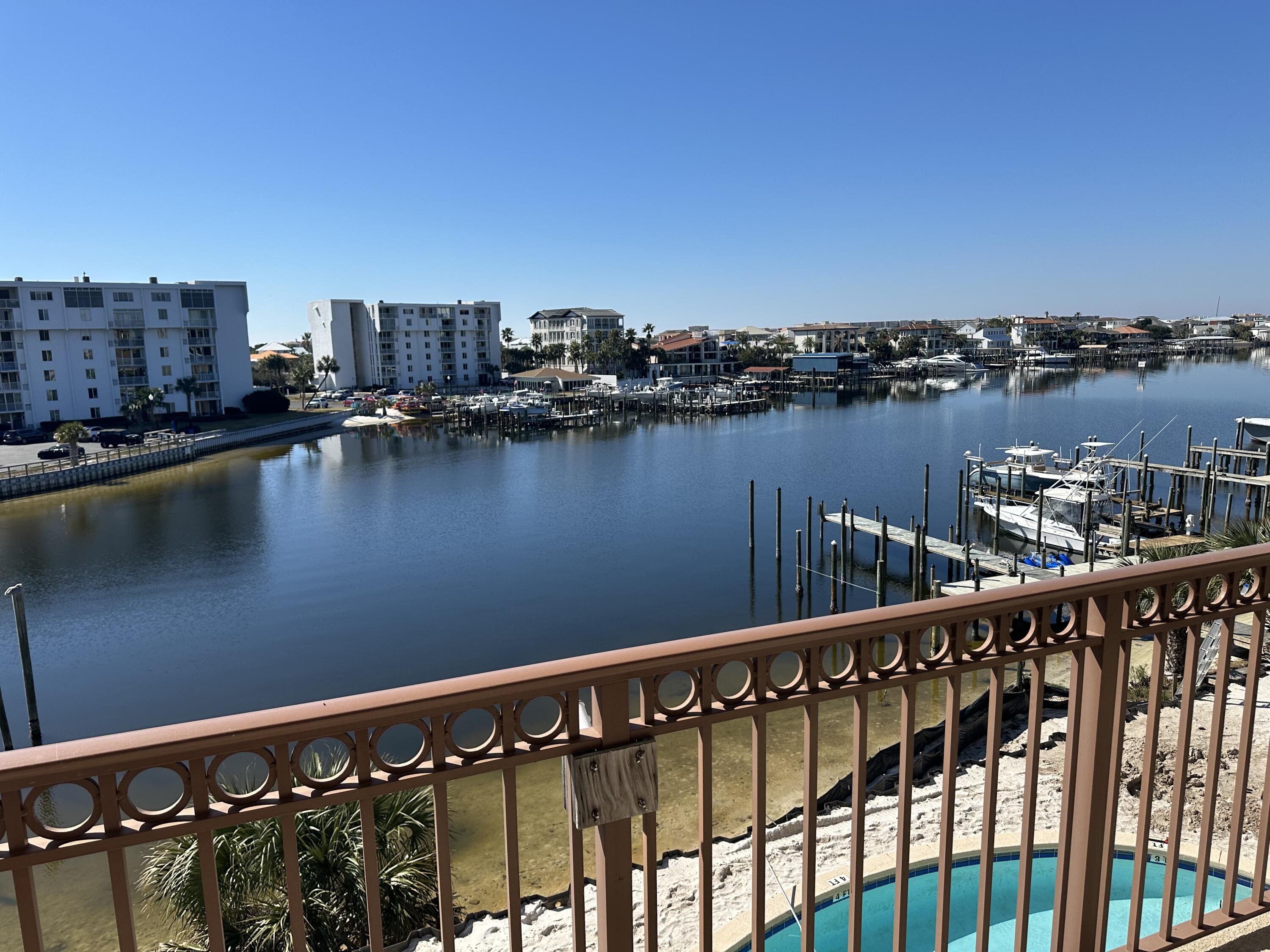 Experience luxury living in this beautiful furnished 3 bedroom/ 3 bath condo at 724 Harbor Blvd Unit 201. Overlooking the historic Destin Harbor with stunning views and vistas from your private balcony above the newly renovated waterfront pool and patio area. Take a swim and enjoy a cocktail lounging by the pool over the Destin Harbor. Enjoy the best of both worlds with all the conveniences of condo living while still maintaining the privacy of a single-family home. Don't miss out on this unique opportunity to live in one of the most sought-after locations in Destin.

Water, sewer, and trash included. Tenant responsible for all other utilities. Property will be held off market up to 14 days with Property Holding Fee with approved app. Lease Prep Fee of $75 is due prior to move in.