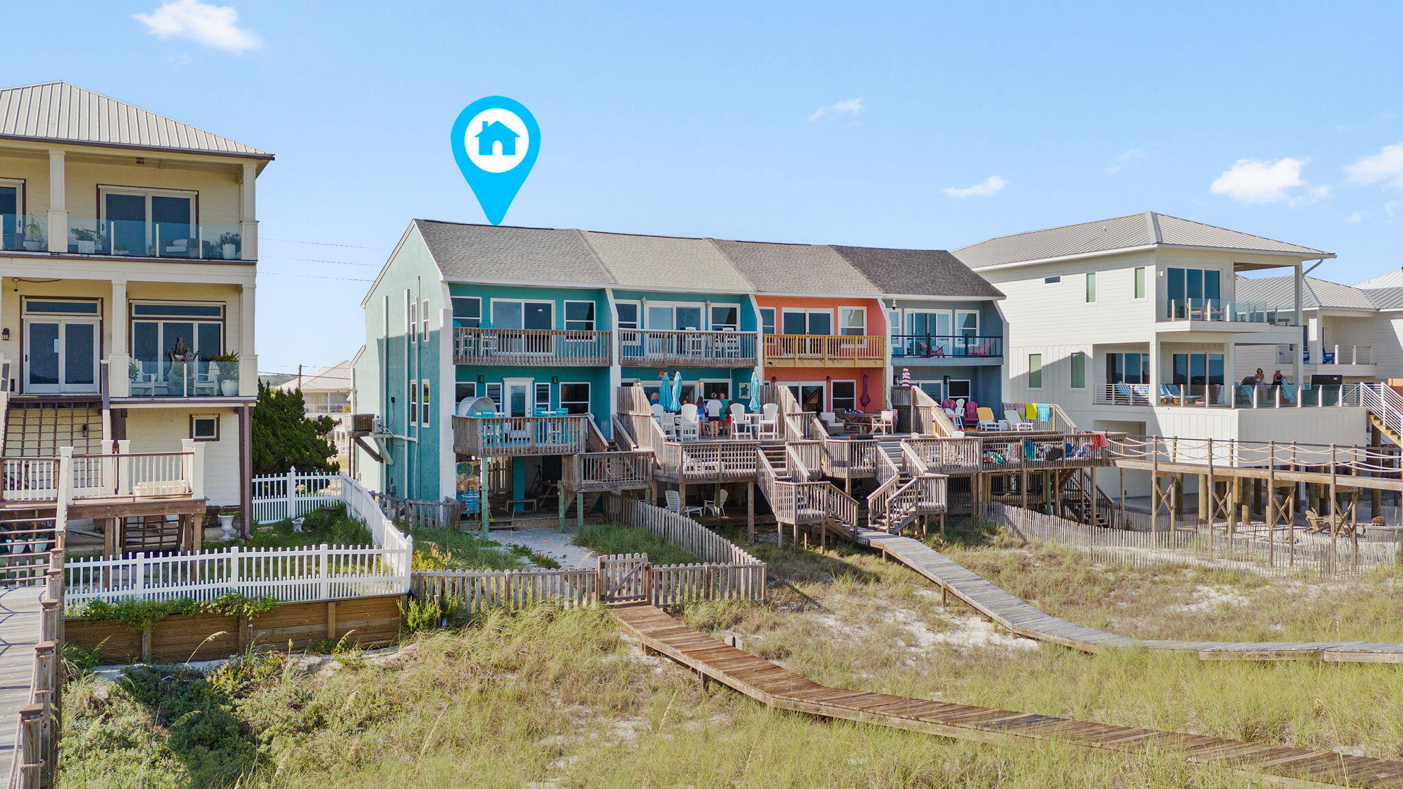 Rare Gulf-Front Opportunity with No HOA! Experience the ultimate coastal lifestyle in this beautifully updated, fully furnished Gulf-front townhome offering unobstructed views of the emerald waters and sugar-white beaches. Whether you're searching for a primary residence, second home, or exceptional vacation rental investment, this property is truly one of a kind. Featuring 3 bedrooms and 3 full bathrooms, this spacious retreat is designed for both comfort and functionality. Enjoy the convenience of your private beach walkover, allowing you to step directly onto the sand in just moments. Inside, you'll find tasteful updates throughout, including luxury vinyl plank flooring, updated kitchen appliances, and an open, light-filled living space that showcases breathtaking Gulf views. Major system updates provide added peace of mind with a new roof (2021), water heater (2021), and HVAC (2023). Relax on your private balcony while listening to the waves, entertain family and friends with the Gulf as your backdrop, or simply soak in the incredible sunsets from your own beachfront oasis. With no HOA, you'll enjoy greater flexibility and fewer restrictions--a rare advantage for Gulf-front ownership. Properties like this seldom become available. Schedule your private showing today and discover why life is better on the beach.