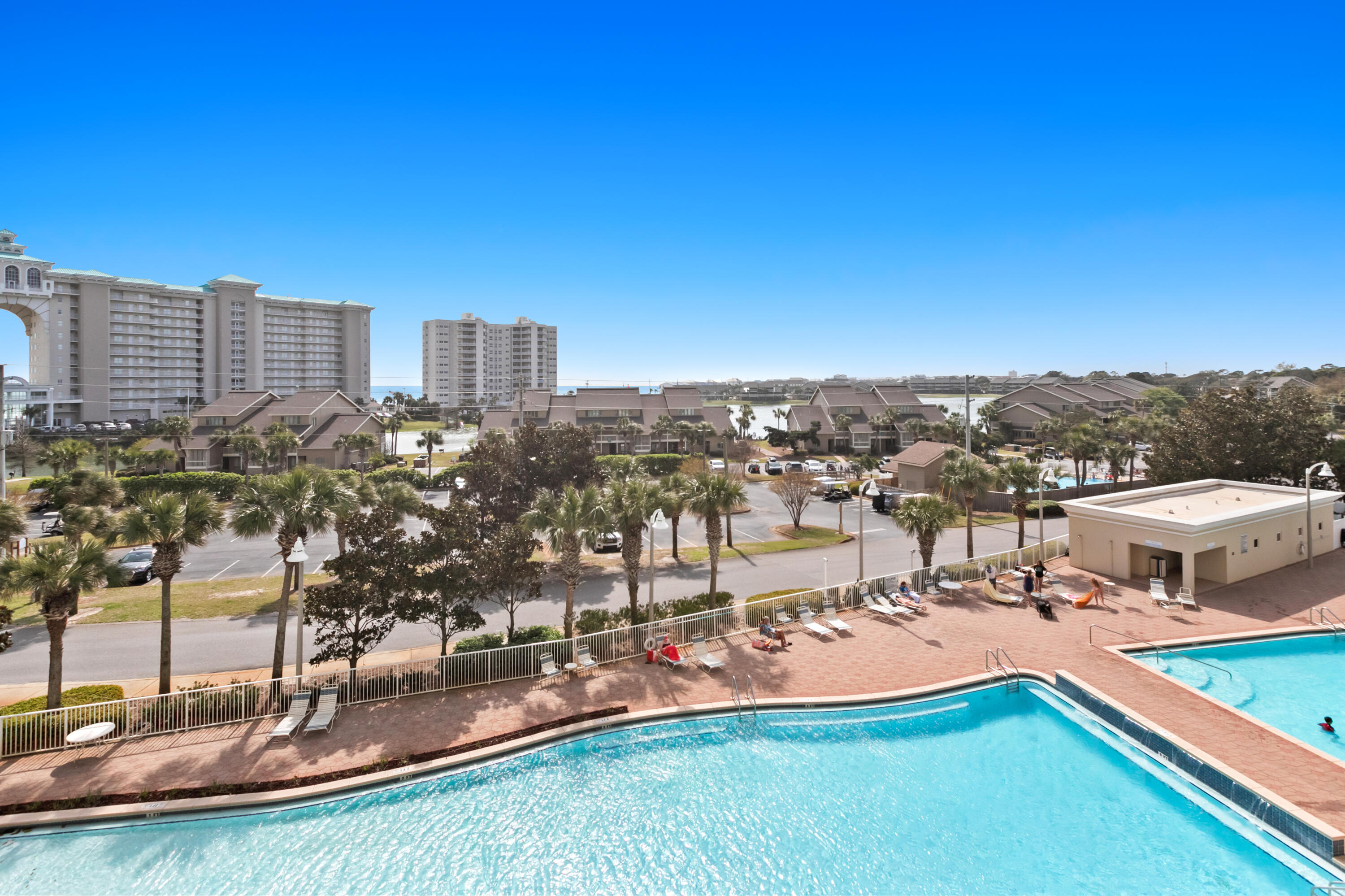 The best priced opportunity in Ariel Dunes  is back on the market! Welcome to Unit 403, where your investment portfolio meets the beach lifestyle. If you are looking for a good return and a condo you can make your own, you have found the one. Located in the heart of Miramar Beach within the Ariel Dunes II tower at Seascape Resort, this 2-bedroom, 2-bathroom condo offers a compelling opportunity for investors seeking strong rental potential and long-term value. This unit is currently the lowest priced two-bedroom in the Ariel Dunes complex, offering significant upside and even greater upside with thoughtful upgrades. This unit could be a short-term rental goldmine - Ariel Dunes continues to attract steady demand thanks to its prime location, resort-style amenities, and proximity to the Gulf The condo features a spacious and open layout with granite countertops, stainless steel appliances, and an oversized balcony accessible from both the living room and primary bedroom. Gulf views can be enjoyed from the main living area, and a private hallway storage unit is included. The primary suite offers a large ensuite bathroom with a soaking tub, separate shower, and dual vanity. The guest bedroom is positioned toward the front of the unit for added privacy, with an adjacent guest bath and generous closet space. A full-size laundry room adds convenience and extra storage.

Owners and guests enjoy deeded beach access, a pool dedicated to Ariel Dunes II and have access to five pools within Seascape. Resort amenities also include an onsite fitness center, sauna, steam room, golf course, tennis courts, pickleball, basketball, a playground, and picnic areas. Seascape Town Centre offers several dining and entertainment options, and first row accessibility to the large outdoor music venue on-site that brings big name musicians to Miramar Beach several times a year.

Rental income projections range from $35,000 to $50,000 annually, with the potential for increased returns through cosmetic upgrades. Please contact us today for a showing and ask me about the design quotes we have for upgrading the unit.

We are under contract contingent on financing and are continuing to show and accept back up offers.