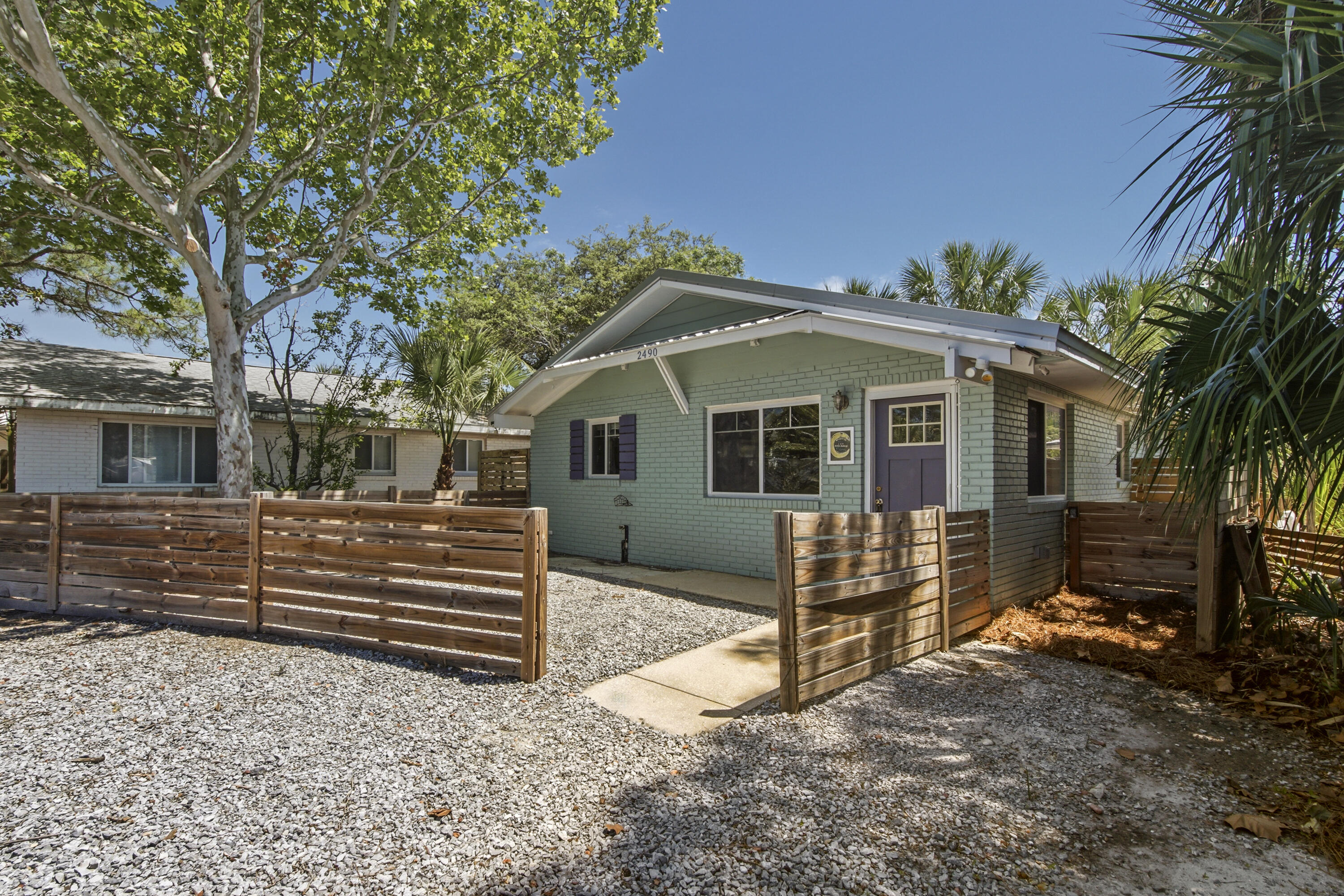 Beautiful Florida beach home with recent renovations now available in the heart of Blue Mountain Beach. Located in a prime location and sitting directly on Scenic 30A, this home is perfect for a coastal getaway spot or a rental investment. No HOA! This 3 bed, 1.5 bath, one story brick cottage features a fenced front gathering spot as well as an intimate rear yard for evenings enjoying the beautiful Florida weather. Lofted and planked ceilings highlighted by white beams, greet you as you step inside the coastal renovated bungalow. Nice tile floors, updated baths, and a large bunk bed set are some of the many great features this home has. Don't miss out on this unique opportunity. Call and schedule your showing today.