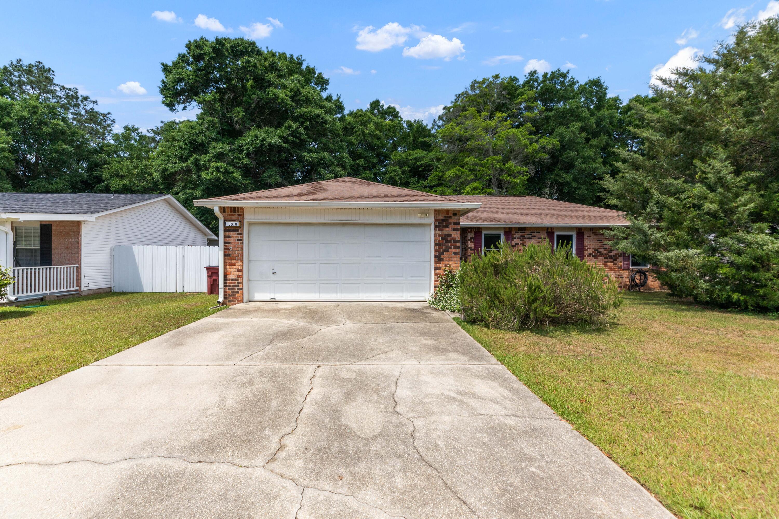 This beautifully updated single-story brick home offers peace of mind with major improvements completed within the last six years, including a newer roof, HVAC system, water heater, and windows. Inside, you'll find a functional split floor plan with two full bathrooms, a dedicated laundry room, and no carpet throughout for easy maintenance and modern appeal. The property also features a spacious, level backyard that is fully fenced. Two car garage attached for parking. No HOA.