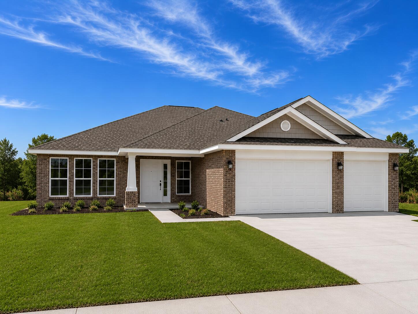 * 4 Bedrooms 3 Full Baths *3 CAR GARAGE * Covered Entry * Laminate flooring throughout Except Tile in Master Bath * Master Suite Features: Builder's Signature Zero Entry All Tile Walk in Shower, Separate Soaking Tub, Double Vanities & Dual Walk-in Closets  *Kitchen Features:  Granite Countertops,  Large Island, White Shaker Style Cabinets, Stainless Steel Appliances & Walk in Pantry * Breakfast Cafe  *Covered Rear Lanai * 2x6 Exterior Construction * Builder Warranty Included *