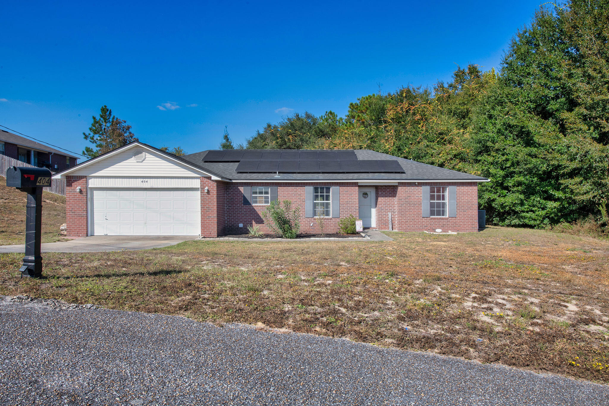 AVERAGE ELECTRIC BILL $29!!
Large fenced backyard!!


Move-in ready 3-bedroom, 2-bath home conveniently located south of I-10. Designed with Florida living in mind, the home features an oversized HVAC system installed in 2015 to keep temperatures comfortable without overworking the unit. A new roof was added in 2019 along with fully paid off solar panels, significantly reducing monthly electric costs based on usage.
Kitchen offering plenty of storage with a pantry as well as stainless steel appliances! Primary bedroom is well sized as well as primary bathroom with double sinks and tub/shower combo! 

Schedule a showing today!