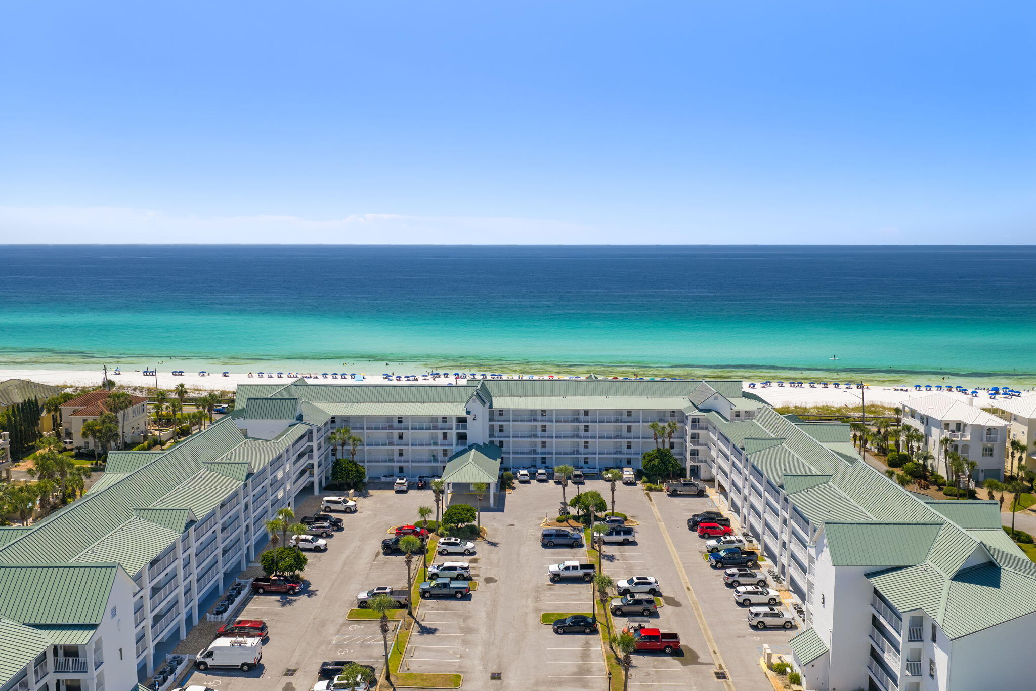 Projected Over $54,000 in Rental Income! Brand NEW hot water heater and interior paint (September 2025), NEW HVAC 2024! This beautiful 2-bedroom, 2-bathroom condo is being offered fully furnished and turn-key, ready for you or your guests to move right in. Situated directly across the street from the Gulf, you'll enjoy sweeping views of Miramar Beach's iconic white sandy beaches and emerald green water from your private, oversized balcony--accessible from both the living area and the primary suite. 

Whether sipping morning coffee or watching the sunset, this is the perfect place to unwind.  Inside, the condo offers a bright, open floor plan, a well-appointed kitchen with stainless steel appliances, and comfortable coastal décor. Currently used as a second home, it presents an outstanding opportunity for either a personal beach retreat or a high-demand investment property.

Located in the gated, pet-friendly community of Maravilla, residents benefit from deeded beach access plus a long list of resort-style amenities:
* Two sparkling pools
* Tennis and pickleball courts
* Basketball area
* Fitness center
* Outdoor showers and more

The location is unbeatable -- near local favorites like Pompano Joe's, Captain Dave's, and Kenny D's, with Silver Sands Premium Outlets, Grand Boulevard, and the Destin Harbor only minutes away. If you've been searching for a low-maintenance, beachside escape with income potential, Unit 3405 checks all the boxes.