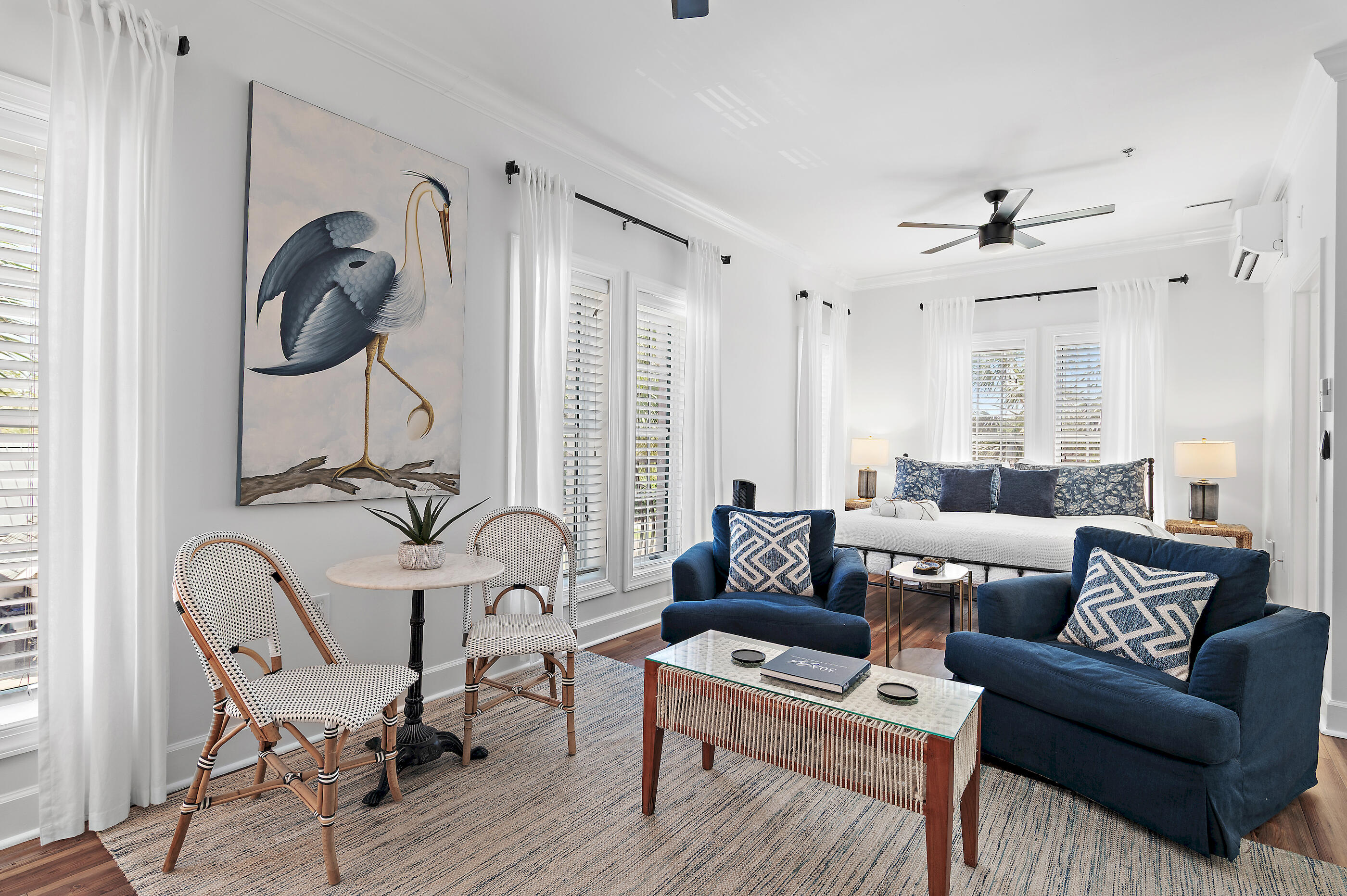 Turnkey, income-producing studio in the heart of 30A. 2025 numbers over 52k in base rents and on track to exceed in 2026!  This second-floor corner unit in the Village of South Walton sits between Alys Beach and Rosemary Beach, one of the most in-demand stretches along Scenic Highway 30A.

Fully furnished and already performing, this is immediate cash flow without the lift. The corner position delivers extra windows and direct 30A frontage, creating a light, open feel that books well and drives repeat guests. The layout is efficient and guest-friendly with a king bed, seating area, dining space, and kitchenette designed to maximize functionality.

Low maintenance. High demand. Proven performer in a location that keeps guests coming back. Owners and guests enjoy access to deeded beach entry just moments away, along with on-site amenities including a pool, hot tub, and seasonal attractions such as live music and nearby farmer's markets. With restaurants, shopping, and the 30A walking and biking path right outside the door, this location drives repeat bookings and year-round demand.

This is a prime addition to any short-term rental portfolio.
