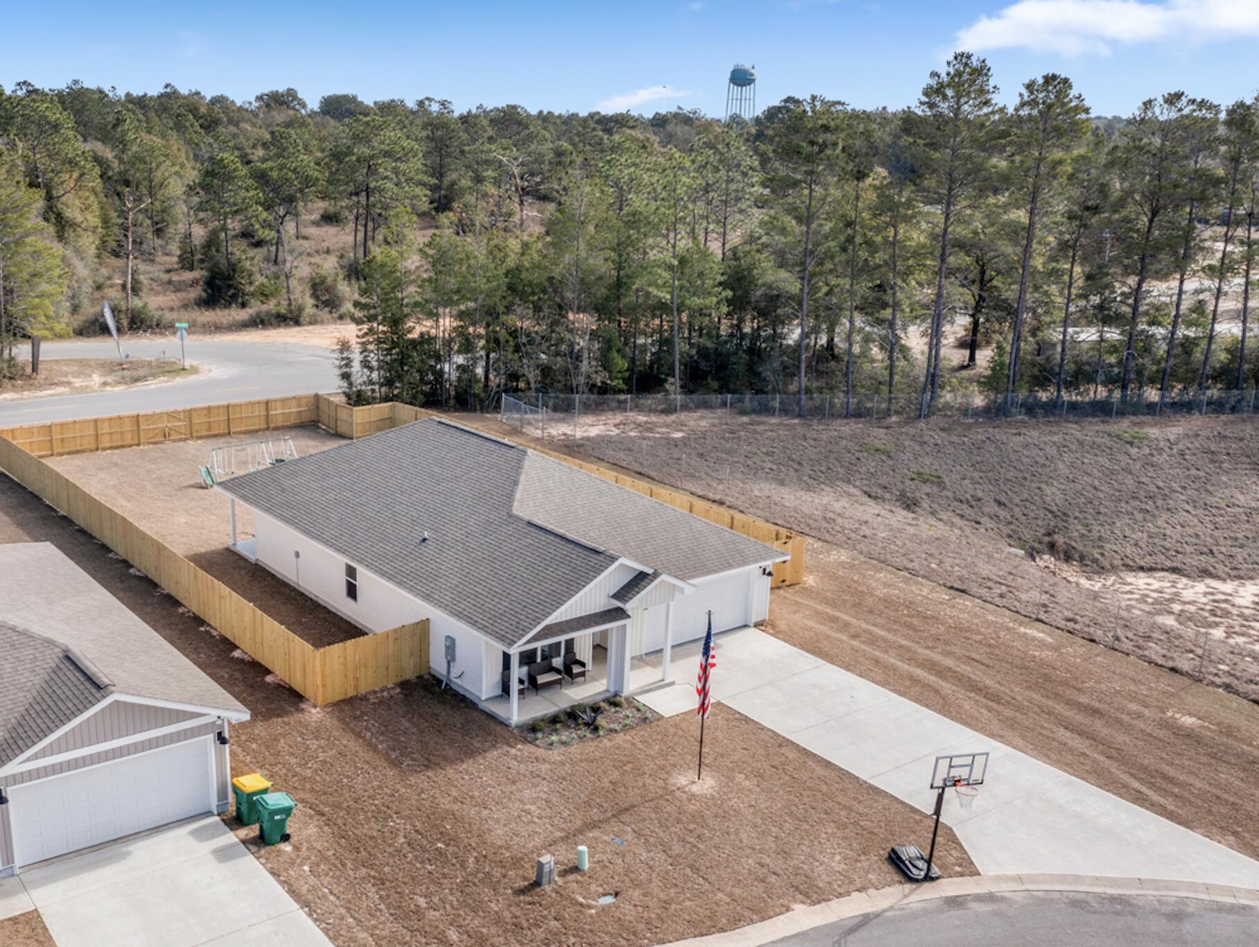 Welcome to this small, family friendly cul-de-sac neighborhood where your 5 mins from a park and 15 mins from Downtown Crestview, but just far away enough to have a quiet morning. This is not your normal new build. Step into a recent build with multiple updates and owner touches that were put into place for their forever home, but the military had other plans! BUT your luck, you get a VA Home Loan with a 4.5% rate! 
This is a new build (2025) without the headaches of getting things fixed or working the kinks out of new build issues.