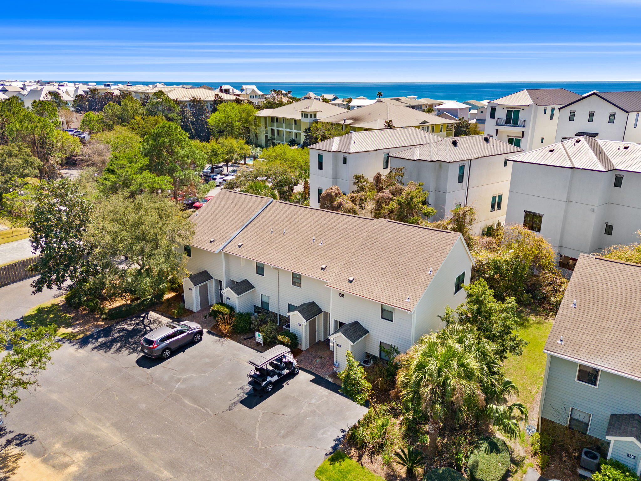Incredible value in Seagrove with proven rental history and $34K already on the books for 2026!

Welcome to ''Hippie Hideout,'' a charming Cassine Gardens townhome in Seagrove Beach along Scenic Highway 30A. This beautifully updated 2-bedroom, 1.5-bath townhome offers a unique coastal style that vacationers love.

This turnkey Seagrove Beach home features a functional layout with both bedrooms and full bathroom on the first floor and the main living area upstairs, creating a bright and inviting space perfect for relaxing after a day at the beach.

Tucked away in the peaceful Cassine Gardens community, this cozy retreat combines comfort, personality, and strong rental performance, making it an attractive 30A vacation rental property or personal beach getaway. Located on the front row of Cassine Gardens, the beach is  an easy ¼-mile walk or bike ride from your front door to the sugar-white sands and emerald waters of the Gulf of Mexico.

Residents and guests enjoy the amenities of Cassine Gardens, including:
Two community swimming pools
Tennis courts
Scenic nature trails that lead into Point Washington State Forest

This prime Seagrove Beach location on 30A places you close to some of the area's best dining, boutique shopping, and coastal attractions, with Seaside just minutes away.

Whether you're searching for a 30A vacation home, income-producing rental property, or full-time coastal retreat, Hippie Hideout offers the perfect blend of location, style, and laid-back beach living.