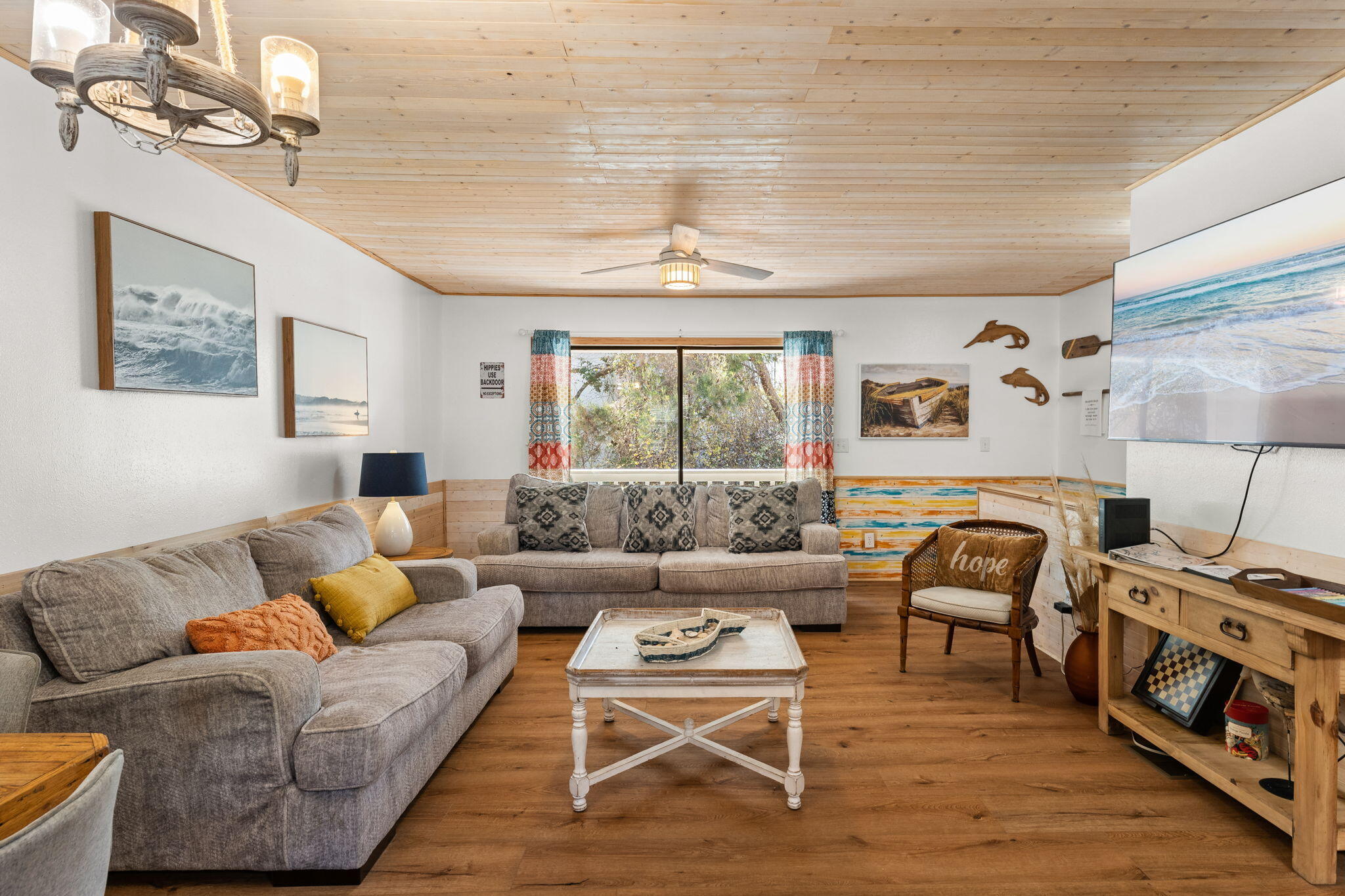 Incredible value in Seagrove with proven rental history and $34K already on the books for 2026!

Welcome to ''Hippie Hideout,'' a charming Cassine Gardens townhome in Seagrove Beach along Scenic Highway 30A. This beautifully updated 2-bedroom, 1.5-bath townhome offers a unique coastal style that vacationers love.

This turnkey Seagrove Beach home features a functional layout with both bedrooms and full bathroom on the first floor and the main living area upstairs, creating a bright and inviting space perfect for relaxing after a day at the beach.

Tucked away in the peaceful Cassine Gardens community, this cozy retreat combines comfort, personality, and strong rental performance, making it an attractive 30A vacation rental property or personal beach getaway. Located on the front row of Cassine Gardens, the beach is  an easy ¼-mile walk or bike ride from your front door to the sugar-white sands and emerald waters of the Gulf of Mexico.

Residents and guests enjoy the amenities of Cassine Gardens, including:
Two community swimming pools
Tennis courts
Scenic nature trails that lead into Point Washington State Forest

This prime Seagrove Beach location on 30A places you close to some of the area's best dining, boutique shopping, and coastal attractions, with Seaside just minutes away.

Whether you're searching for a 30A vacation home, income-producing rental property, or full-time coastal retreat, Hippie Hideout offers the perfect blend of location, style, and laid-back beach living.