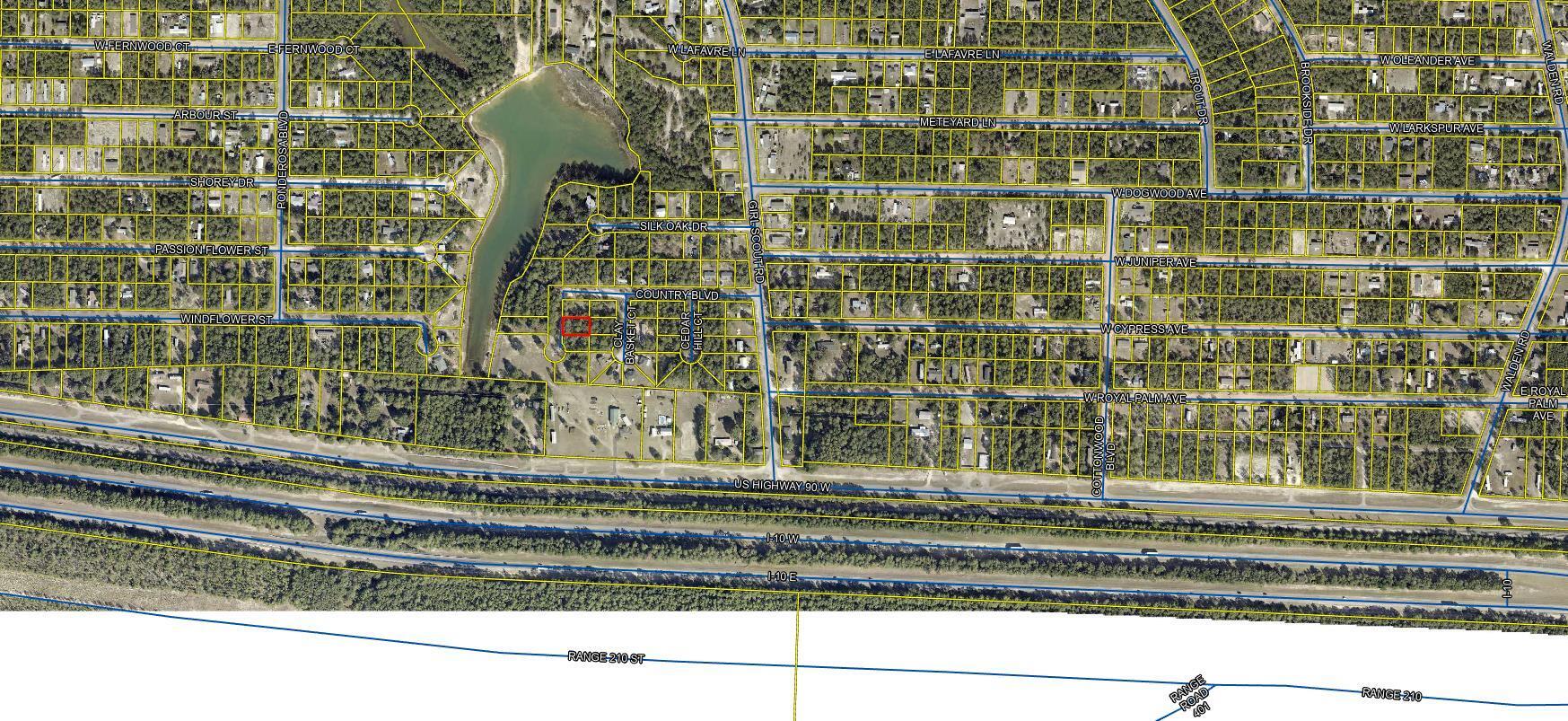Wooded lot  80'x125'  Across from Beaver Lake.   
Several new homes being built in this area.  Mobile homes allowed.