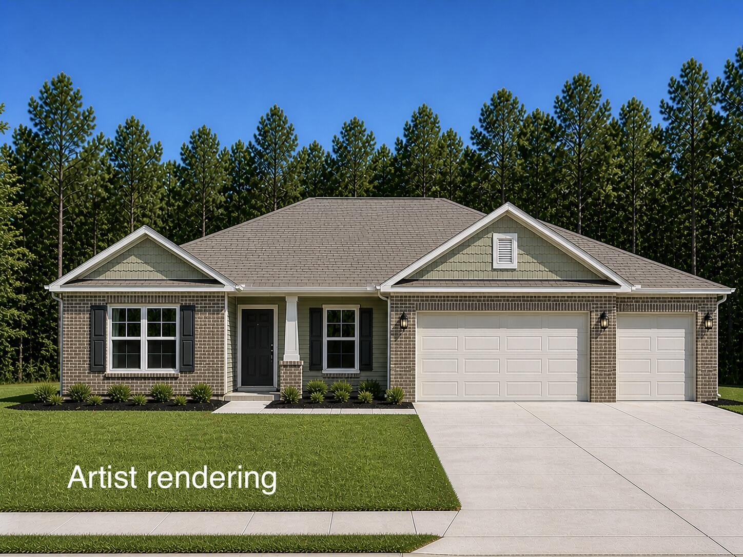 This Plan Features: 2 x 6 Exterior Construction, 3 CAR GARAGE, 4BR/3BA & Flex Rm, & Breakfast Cafe * 10 Ft Ceilings & Laminate Wood Plank Flooring in Main Living Areas * Granite Countertops Kitchen & Baths * Tile Flooring in all Baths* Kitchen: Granite Island, Stainless Steel Appliances & Walk In Pantry * Soft Close Cabinetry * Main Suite w/ Trey Ceiling & Main Bath with Builders Signature Zero Entry Walk in Tile shower w/ 2 Shower Heads, Separate Soaking Tub, Double Vanities & Large Walk-in Closets * Ceiling Fans All Bedrooms, Family Rm & Rear Covered Lanai * Irrigation & more.