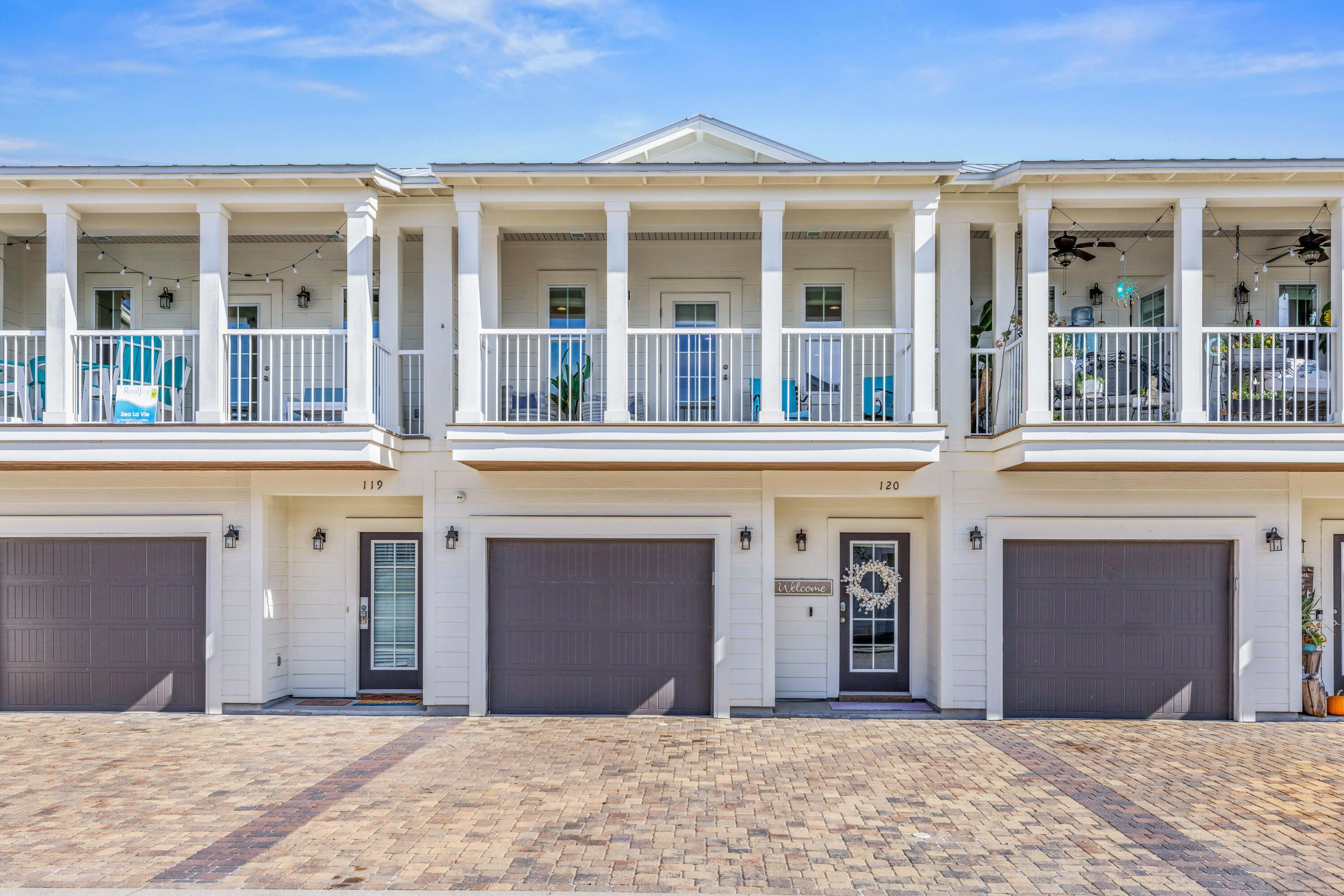 Welcome to the heart of Crystal Beach, where coastal charm meets effortless living. Whether you're searching for a proven vacation rental, a second home, or a full-time residence, this beautifully furnished, TURNKEY townhome offers the perfect combination of investment potential and everyday comfort. With a great rental history it's ready for your investment or is turn key for personal enjoyment, this property is ready to work for you from day one no matter your endeavor.

Ideally located in one of Destin's most desirable beach communities, you'll be just moments from the sugar-white sands of the Gulf, as well as Destin Commons, Whole Foods, premier shopping, restaurants, entertainment, bowling, and a movie theater. The community amenities include a resort-style pool, expansive green space, a dog park, and convenient beach access just a short stroll away.

Parking is plentiful with a private one-car garage that's perfect for storing a golf cart or beach gear, two dedicated driveway spaces, and additional guest parking nearby. Best of all, the community is VA approved, making this an outstanding opportunity for primary homeowners as well as investors.

Modern conveniences include a Wi-Fi-enabled smart lock and garage keypad, allowing for seamless owner and guest access. Inside, you'll find durable luxury vinyl plank flooring, ceramic tile, granite countertops, and tasteful coastal finishes throughout. The first floor features two well-appointed guest bedrooms, including a spacious king suite and a bunk room with a twin-over-full bunk, along with a full bathroom, laundry area, and garage access with additional storage. Both bedrooms open directly onto the rear patio, creating the perfect spot to relax after a day at the beach or providing easy access to the community dog park.

The private primary suite occupies the second floor and serves as a peaceful retreat with a spacious walk-in closet, dual vanities, and an upgraded walk-in shower.

Designed for gathering, the open-concept main living area features crisp white cabinetry, granite countertops, a large pantry, generous dining space, and an oversized peninsula with bar seating ideal for entertaining family, friends, or vacation guests. Step outside onto the expansive covered balcony overlooking the community pool--the perfect place to enjoy your morning coffee or unwind with an evening sunset.

Whether you're looking to expand your investment portfolio or embrace the laid-back Crystal Beach lifestyle, this exceptional townhome is ready to welcome you home.