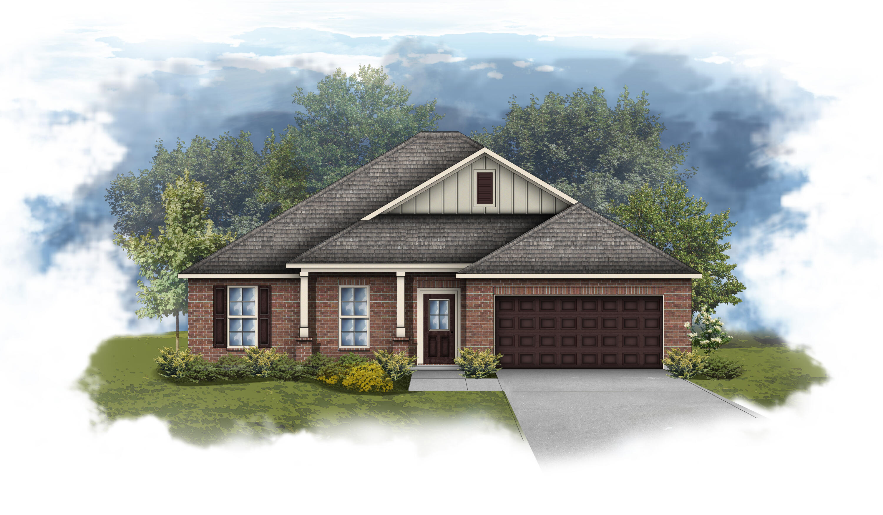 The RODESSA IV H in Houston Place community offers a 4BR/2BA, open design. Upgrades added (list attached). Features: double vanity, garden tub, separate shower, and walk-in closet in master bathroom, double vanity in 2nd bathroom, walk-in closet in bedrooms 2 and 3, kitchen island, walk-in pantry, covered porches, undermount sinks, cabinet hardware, LED lighting, crown molding, framed mirrors in all bathrooms, landscaping, architectural 30-year shingles, flood lights, and more! Energy Efficient Features: water heater, electric kitchen appliance package, vinyl low E MI windows, and more! Energy Star Partner.
