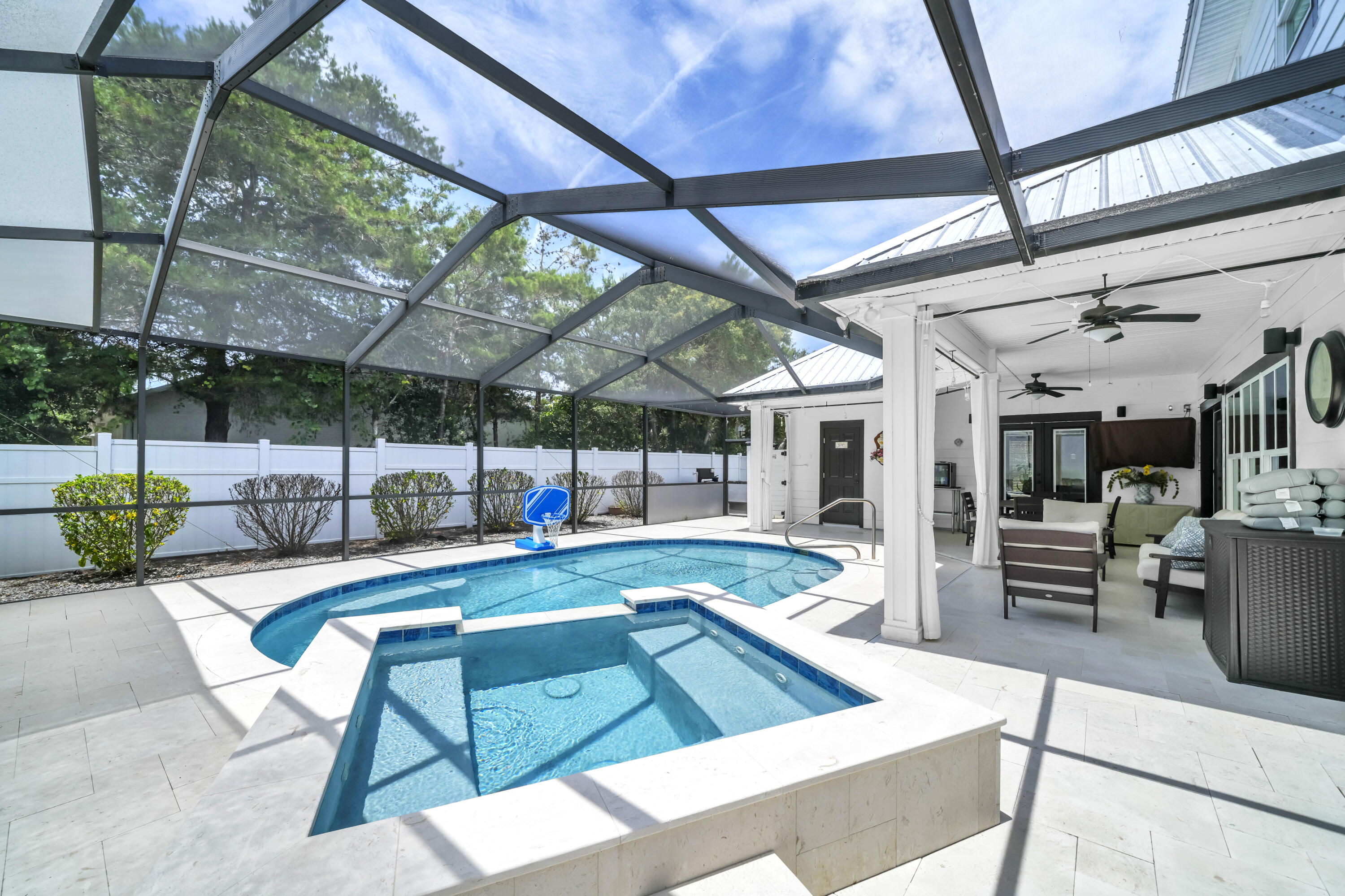 Rare opportunity in one of 30A's most coveted residential enclaves. This stunning 4-bedroom, 3 full and 2 half-bath home at 100 Walton Bonita Drive sits within Sand Cliffs on the Gulf, a private, gated community with low HOA fees and only 100 homesites -- one of the most intimate and exclusive addresses on the entire Emerald Coast.
The thoughtfully designed floor plan places the primary bedroom on the main level, offering seamless access to the private pool and hot tub -- a rare and sought-after feature that makes this home as livable as it is luxurious. The large, level lot provides generous outdoor space, while the two-car garage and ample guest parking ensure effortless entertaining for family and friends.
What truly sets Sand Cliffs apart is its strict no-rental policy -- no long-term or short-term rentals permitted -- preserving the peaceful, residential atmosphere that owners here treasure. With only 100 homesites behind a private gate, the sense of community and privacy is unmatched on 30A.
Owners enjoy two private beach accesses and an extraordinary 1,300 feet of sugar-white sand along the Gulf of Mexico -- an amenity virtually unrivaled at this price point on 30A. Ideally positioned on the east end of 30A, you're just a short bike or golf cart ride from the upscale dining, shopping, and entertainment of neighboring Alys Beach and Rosemary Beach.
A home of this caliber, in a community this rare, doesn't come along often.
