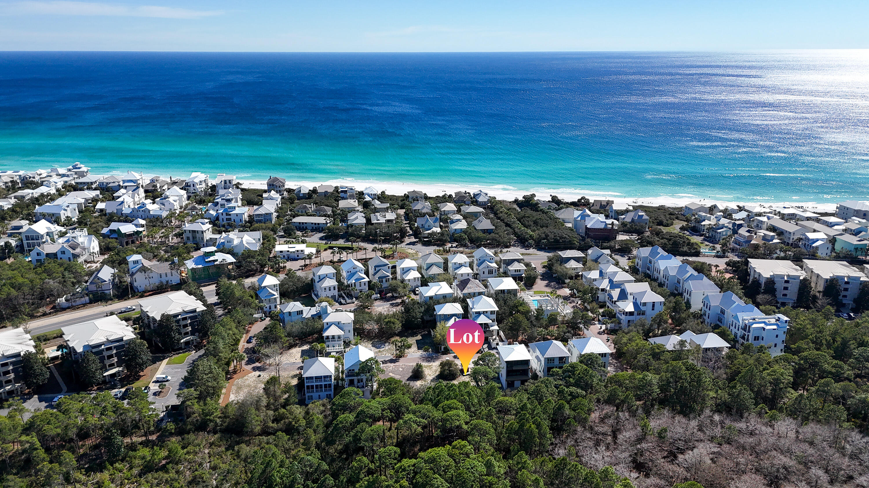 Welcome to Seanest Village, an exclusive, gated community with deeded beach access just a stroll away and enjoy a resort- style infinity community pool offering a sunset tower, grilling area, and fireplace for peaceful evening sunsets. This exclusive community is a natural location to build your dream home or vacation getaway. Easy access to restaurants, shopping, and all the amenities 30A has to offer

Set against the peaceful backdrop of Point Washington State Forest, the lot enjoys a rare sense of serenity with no neighbors behind, just a canopy of trees and the occasional deer sighting. Deeded beach access is conveniently located just a short stroll away at Loggerhead Lane, making toes-in-the-sand time easy and effortless.