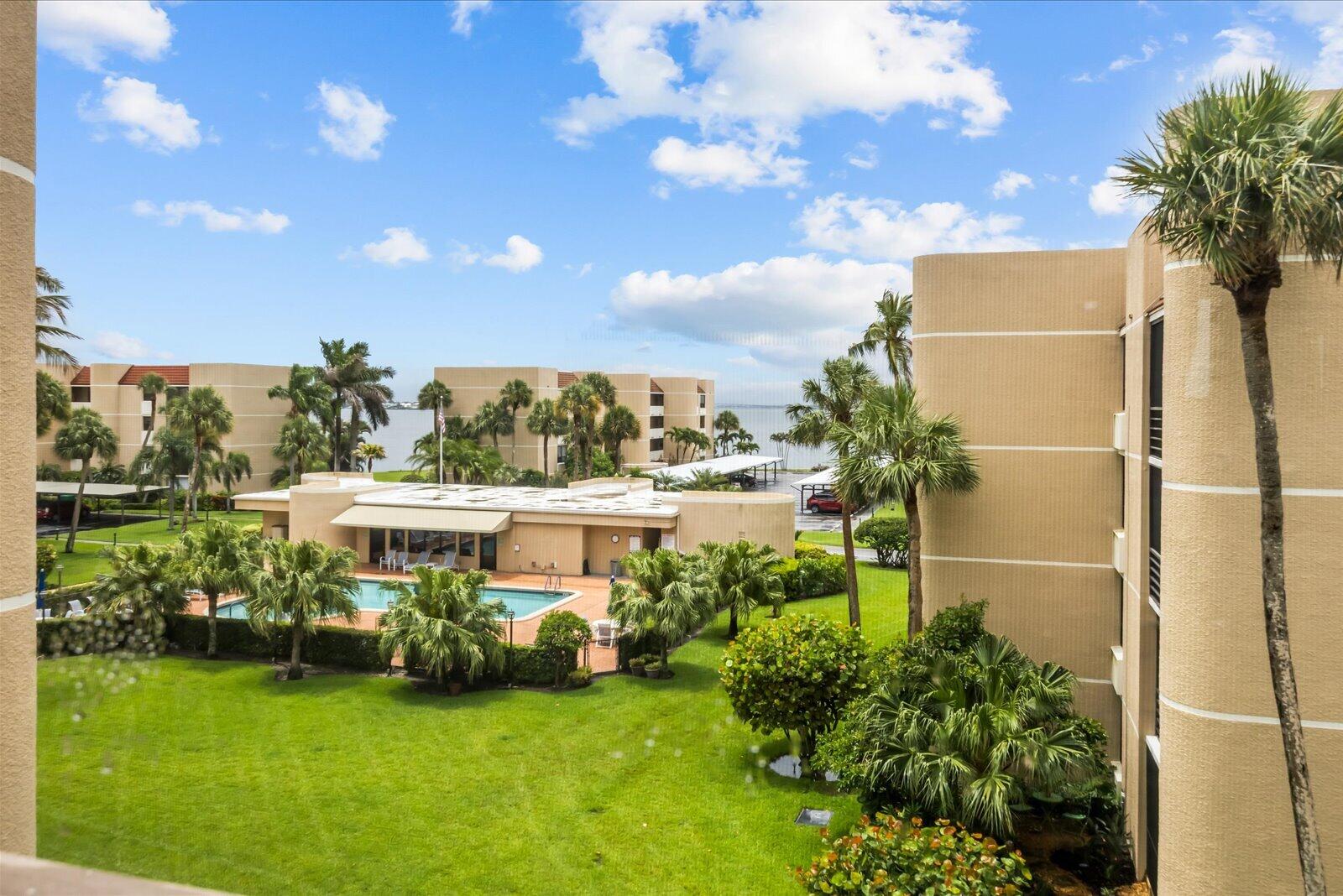 Rare top-floor corner condo in Fairwinds Cove. This 2 bed, 2 bath residence offers comfortable coastal living with a unique combination of privacy and water-oriented views. From the north-facing windows, enjoy serene vistas of native mangrove wetlands, while the south-facing side overlooks the community pool and Intracoastal Waterway beyond. The 2026 improvements include new flooring, new microwave, and a new water heater. 

Located along the Jensen Beach Causeway on Hutchinson Island, this residence places you just moments from the Public Beach in Jensen, waterfront dining, shopping, medical facilities, and the charm of Historic Downtown Jensen Beach. Fairwinds Cove residents enjoy a gated setting with resort-style amenities including swimming pools, tennis and pickleball courts, fitness center, shuffleboard and more. 

The community is not age-restricted, allows pets (with restrictions), and has a marina with docks. 

Schools - Felix A Williams Elem, Stuart Middle, Jensen Beach HS.