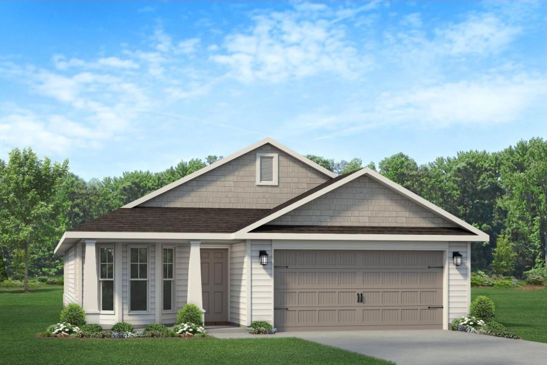 Welcome to HIDDEN PINES by Adams Homes. Located just 30 minutes to Navarre Beach, with close proximity to schools, shopping and much more. This home is 3-sided brick with Hardi design front, 2 car automatic garage, sprinklers with timer, and a sodded yard with a landscaping package. Some upgrades that are being added to this home include granite/quartz countertops in kitchen and bathrooms, Puretec LVP flooring everywhere with carpet only in bedrooms, craftsman style elevation, garden tub and separate tiled shower in the master bathroom.