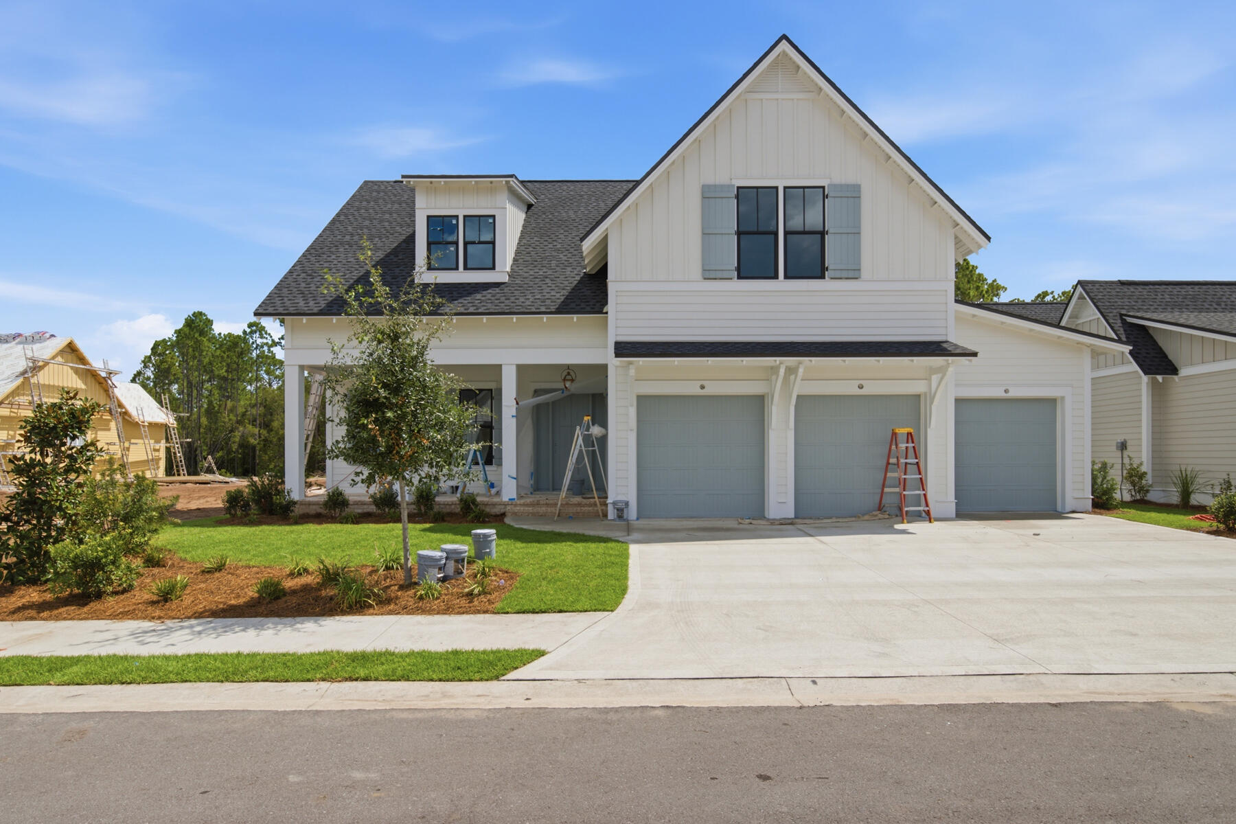 *The new price reflects a builder discount of over $100,000.

 Estimated to be complete at the end of July, the Mirival plan in Arborview Park at Watersound Origins is designed with a functional two-story/ 3-car garage layout and a focus on upgraded interior and outdoor living features.

The main level centers around the kitchen, dining, and living areas, which connect directly to a large screened rear porch and private pool area. The kitchen includes quartz countertops, upgraded cabinetry with soft-close features, under-cabinet lighting, and a full appliance package. The island provides additional prep space and seating, while the adjacent dining and living areas open to the rear porch through large openings, creating a continuous flow for daily living and entertaining.

The primary suite is located on the first floor and includes a walk-in closet and a bath with upgraded finishes, including tile flooring, quartz surfaces, and a walk-in shower. A secondary bedroom and full bath are positioned near the front of the home, along with a defined foyer entry.

Upstairs, the layout includes two additional bedrooms, two full bathrooms, and a central sitting area that functions as a secondary living space.

Outdoor living is a key feature of this home. The screened rear porch connects directly to a private saltwater pool and spa, with space for seating and dining. The lot configuration allows for a deep backyard layout, creating separation from neighboring homes and additional usable outdoor space.

Additional features include luxury vinyl plank flooring throughout, tile in all bathrooms and laundry, pre-wiring for speakers, gas stub for grill, tankless water heater, and impact-rated windows and doors.

Pricing subject to change as the home progresses and selections are added or removed.