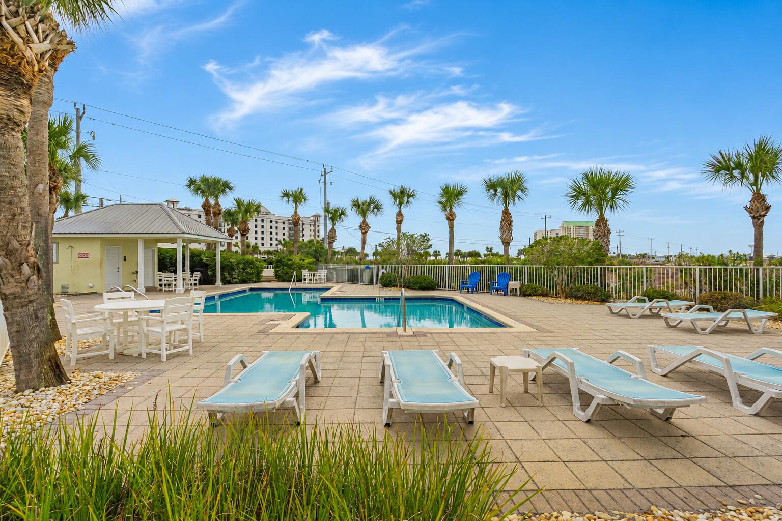 Coastal living meets investment opportunity at Gulf Island Condos on Navarre Beach! This charming 1-bedroom, 2-bath condo is just steps from the sugar-white sands and emerald waters of the Gulf. The thoughtfully designed floor plan features a spacious primary suite, an additional full bath, and built-in bunk beds tucked into the hallway alcove, providing extra space, and sleeping 6-8 guests.
Whether you're searching for a personal beach retreat, vacation getaway, or income-producing property, this condo checks all the boxes. Gulf Island Condos is a favorite destination for beach lovers, making it an excellent short-term rental opportunity with strong appeal to vacationers seeking a relaxing coastal escape at a great value.
Enjoy the community pool and grilling area after a day on the beach, or spend your evenings taking in breathtaking Gulf sunsets just moments from your door. With its prime location on Navarre Beach, resort-style amenities, and flexible sleeping arrangements, this condo offers the perfect blend of coastal charm and strong rental potential. Own your piece of paradise and start enjoying the beach lifestyle today!