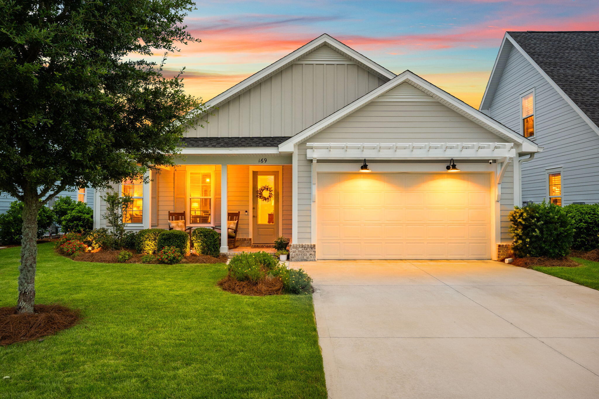 Welcome to 169 Windrow Way, a beautifully maintained single-story home in the highly sought-after Watersound Origins community. Offering 3 bedrooms, 2 full baths, and a spacious 2-car garage, this home combines comfort, quality, and easy everyday living.

The thoughtfully designed Bella floor plan features an open living area and a well-appointed kitchen with Bosch stainless steel appliances, making it perfect for both entertaining and daily life. Custom closet systems throughout the home maximize storage and organization, while epoxy-coated garage floors add both durability and a polished finish.

Outside, the freshly painted exterior reflects the exceptional care this home has received, and the beautifully landscaped yard provides a welcoming setting for those who enjoy gardening or simply relaxing outdoors.

A rare opportunity makes this property even more special the neighboring home is also available for purchase, creating the perfect chance for family, friends, or multi-generational living while still enjoying your own private space.

Move-in ready and meticulously cared for, this home offers the ideal blend of low-maintenance living and the exceptional lifestyle Watersound Origins is known for.